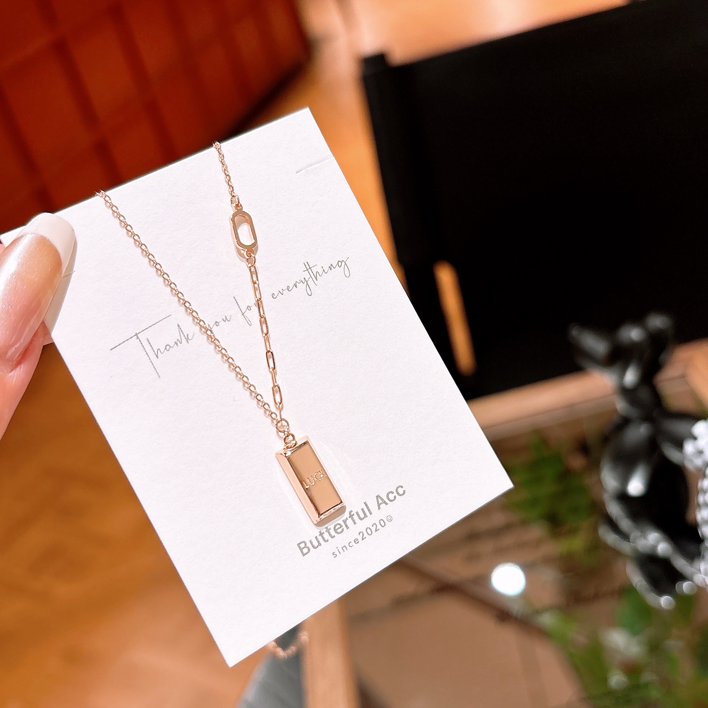 知性的S925スターリングシルバーネックレスシルバー 父の日