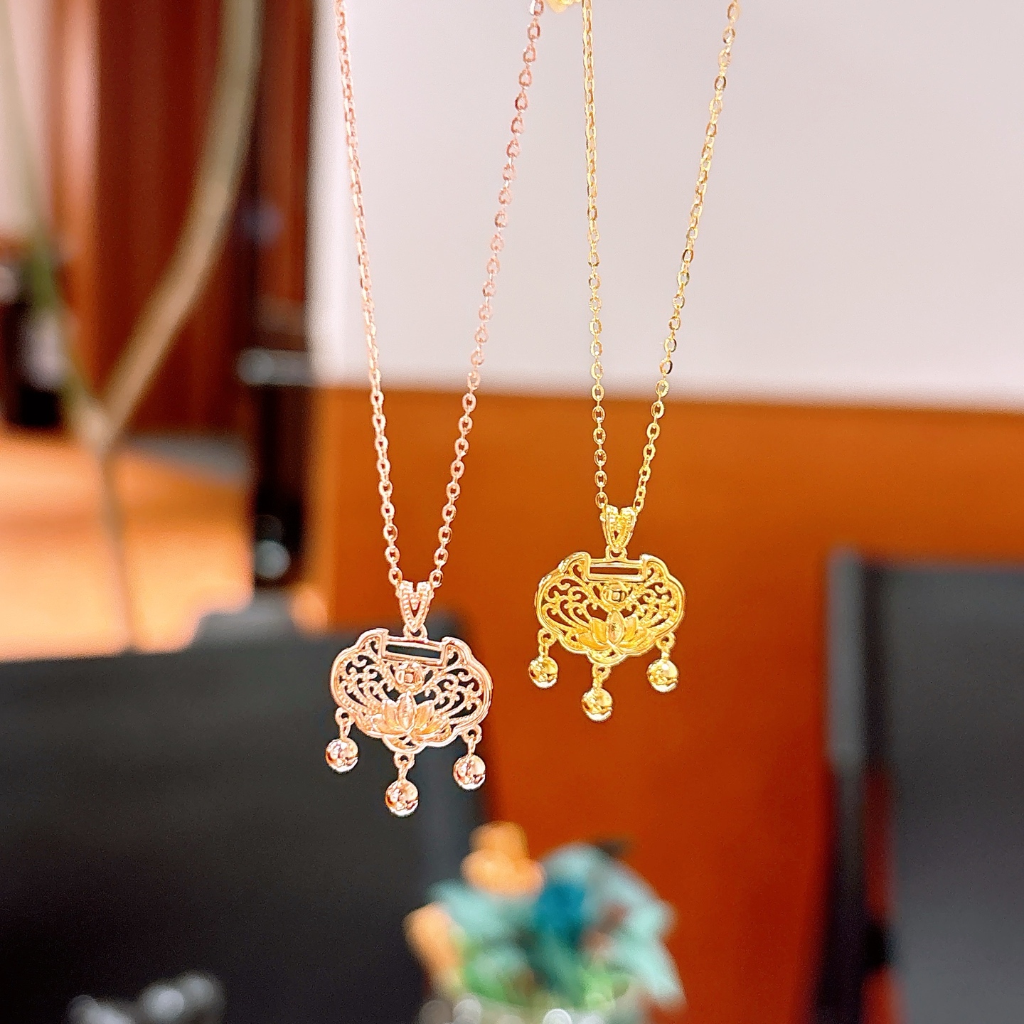 韓国風高品質シルバーネックレスシルバー 新年