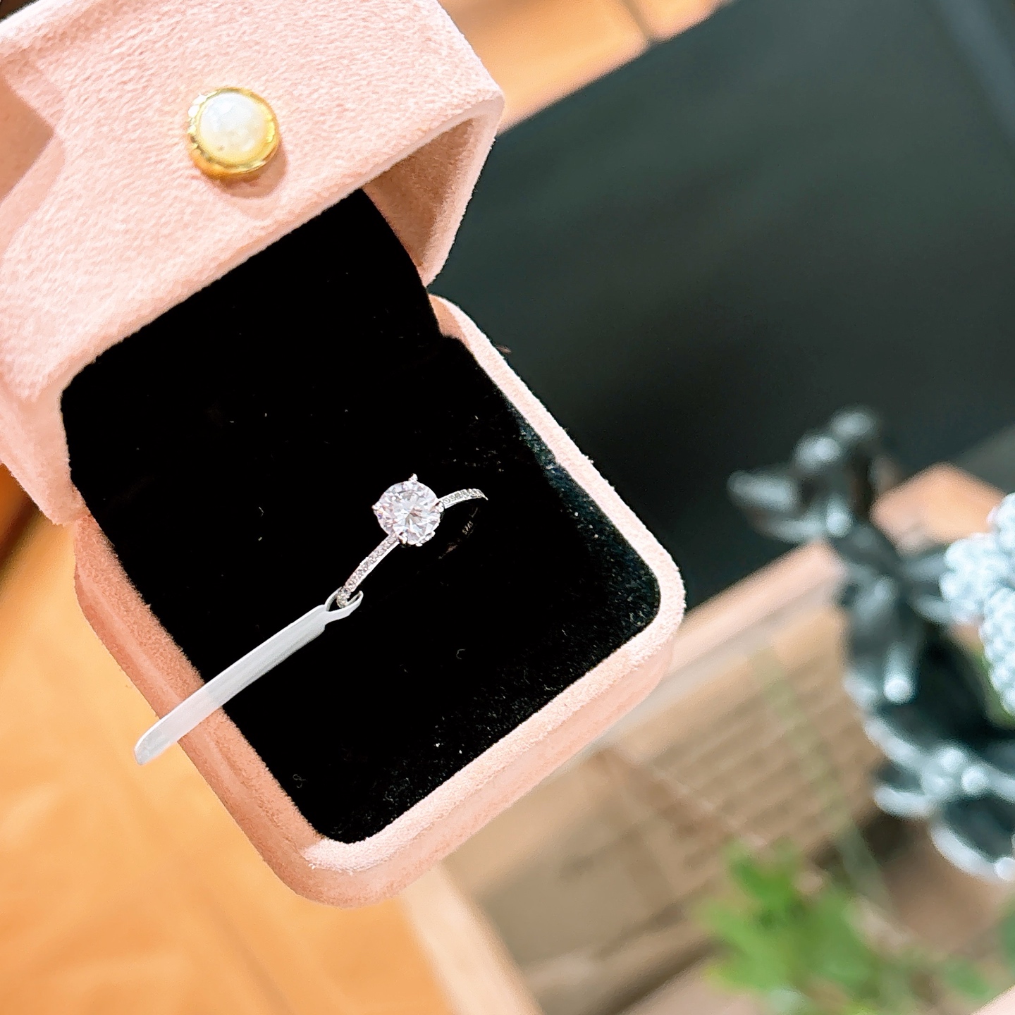 Hypoallergenic Silver Ring Sweet Self-love Gold