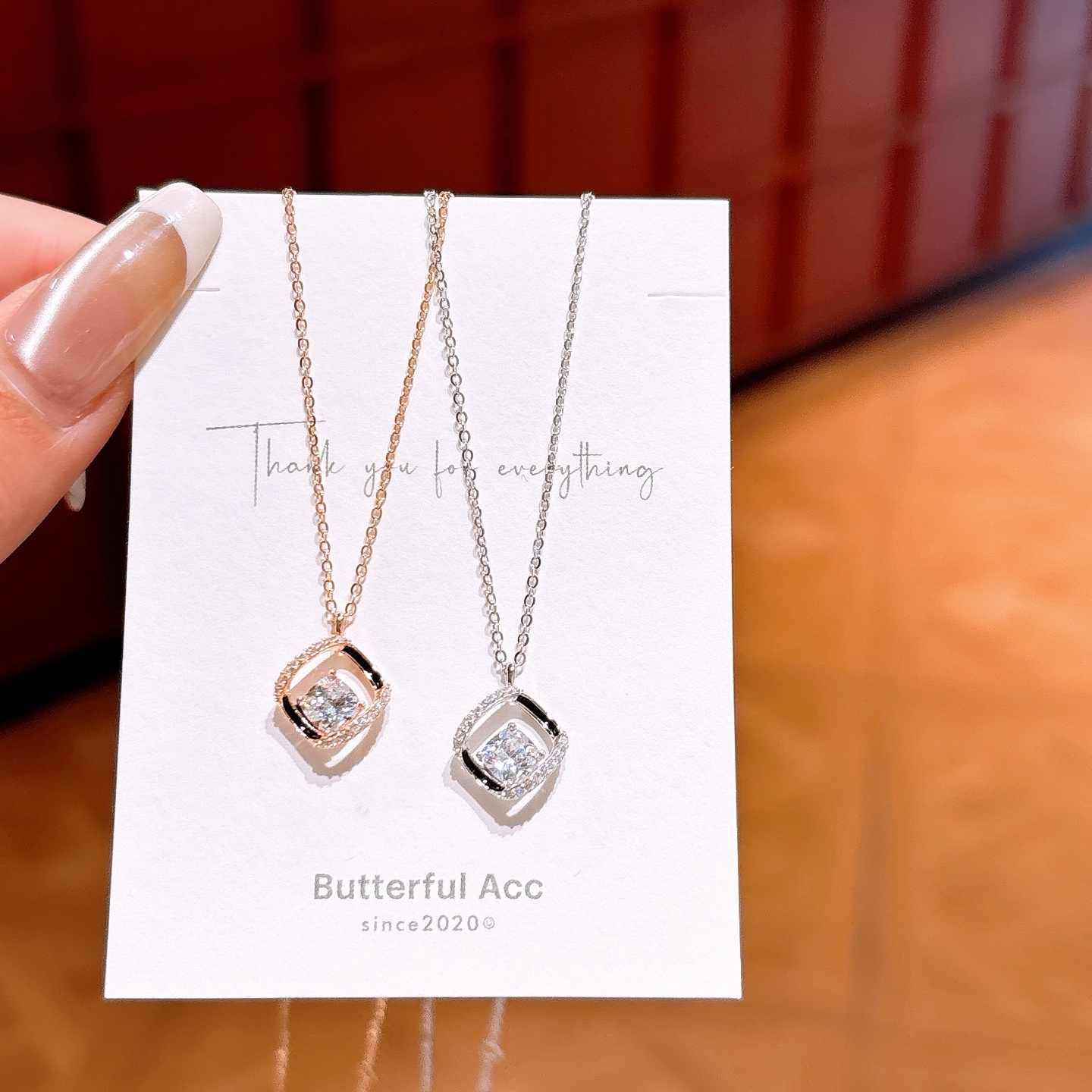 Fine Silver Necklace Gentle Self-love Gold