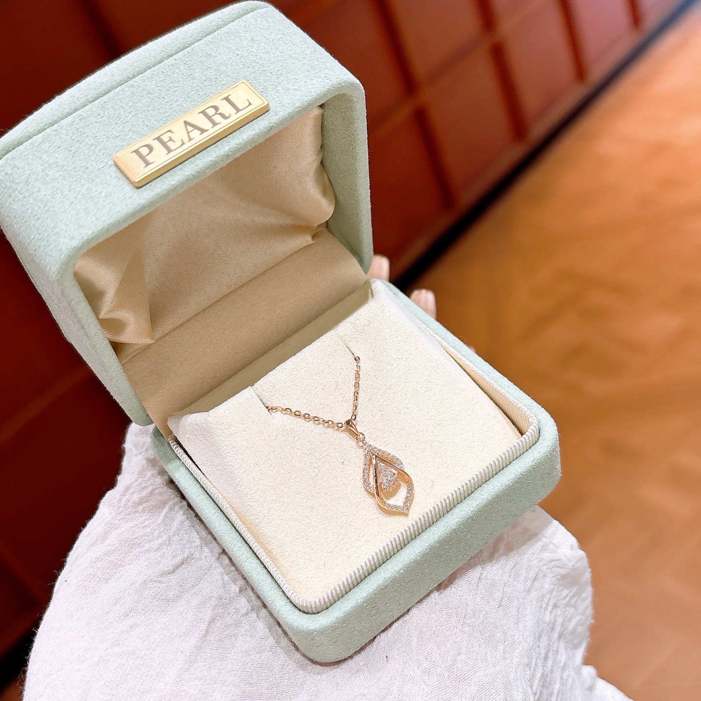 High Polish Silver Necklace Gentle Confession Silver