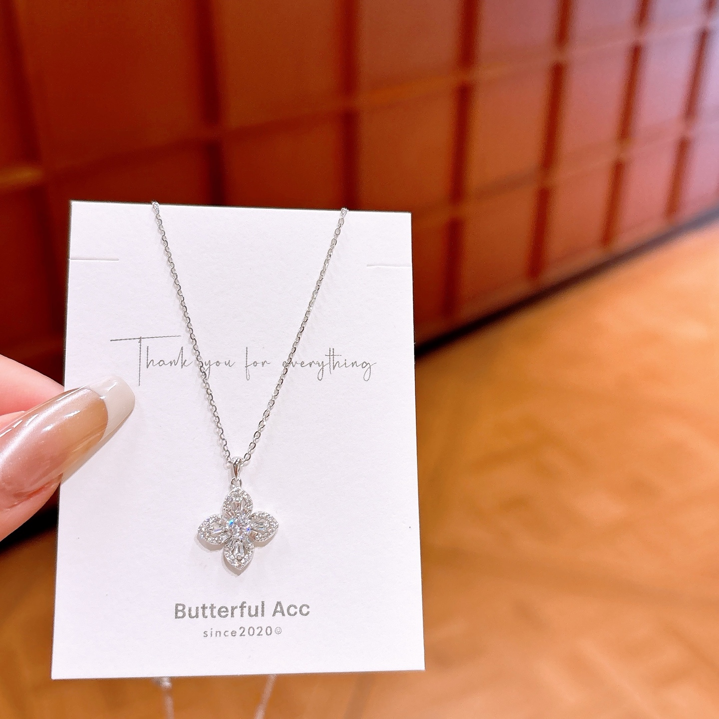 925 Silver Necklace Fresh Mother's Birthday Silver