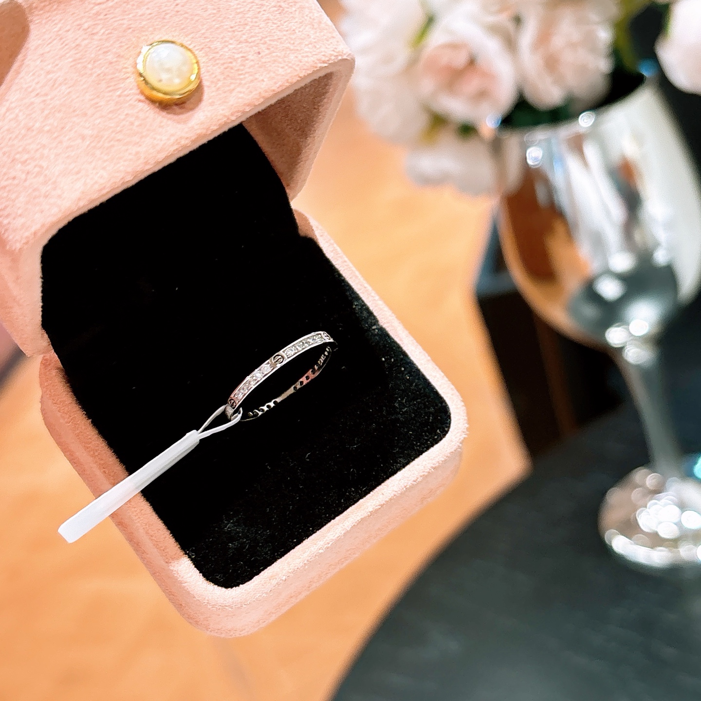 High Polish Silver Ring Soft Bestie Gift Gold