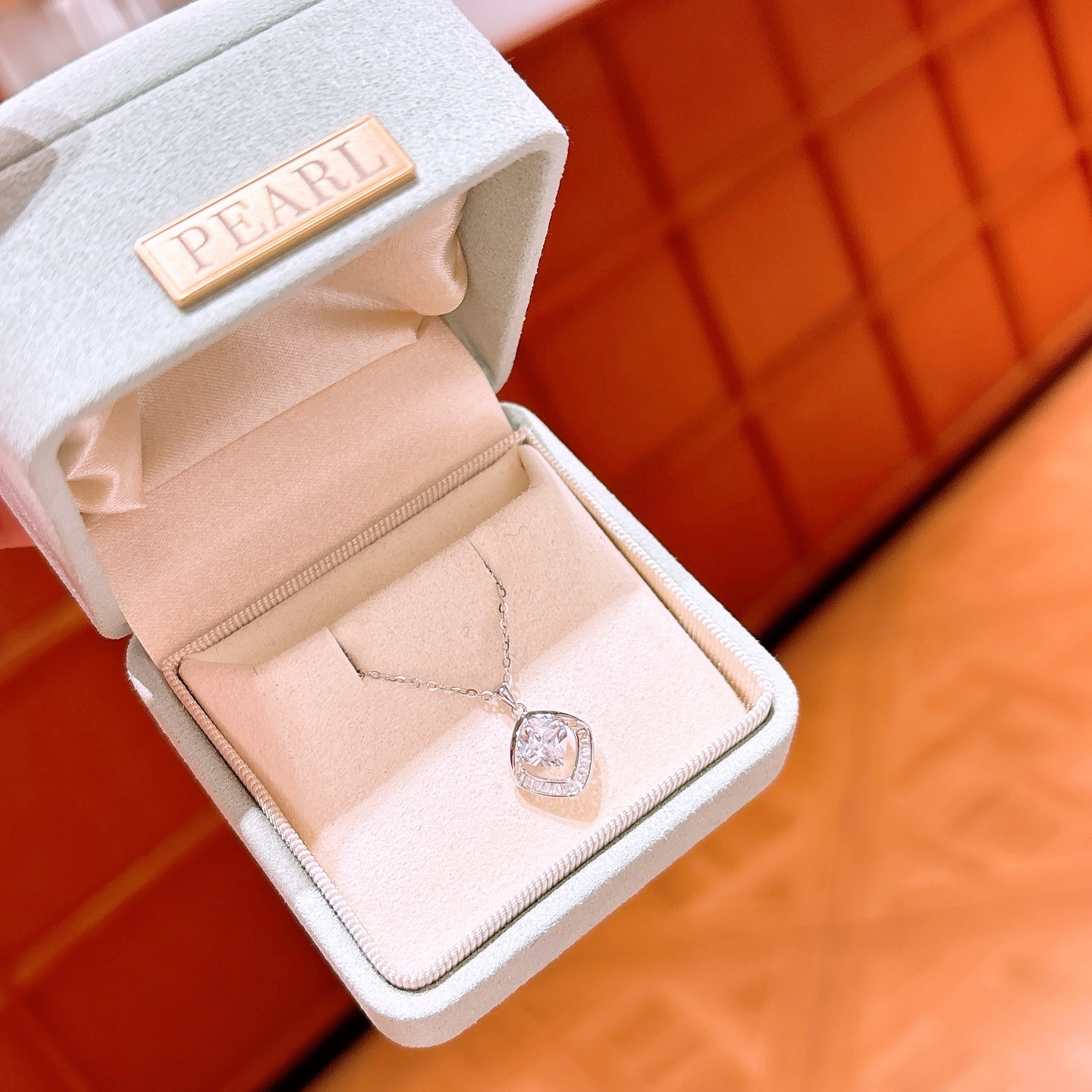 High Polish Silver Necklace Unique Birthday Silver