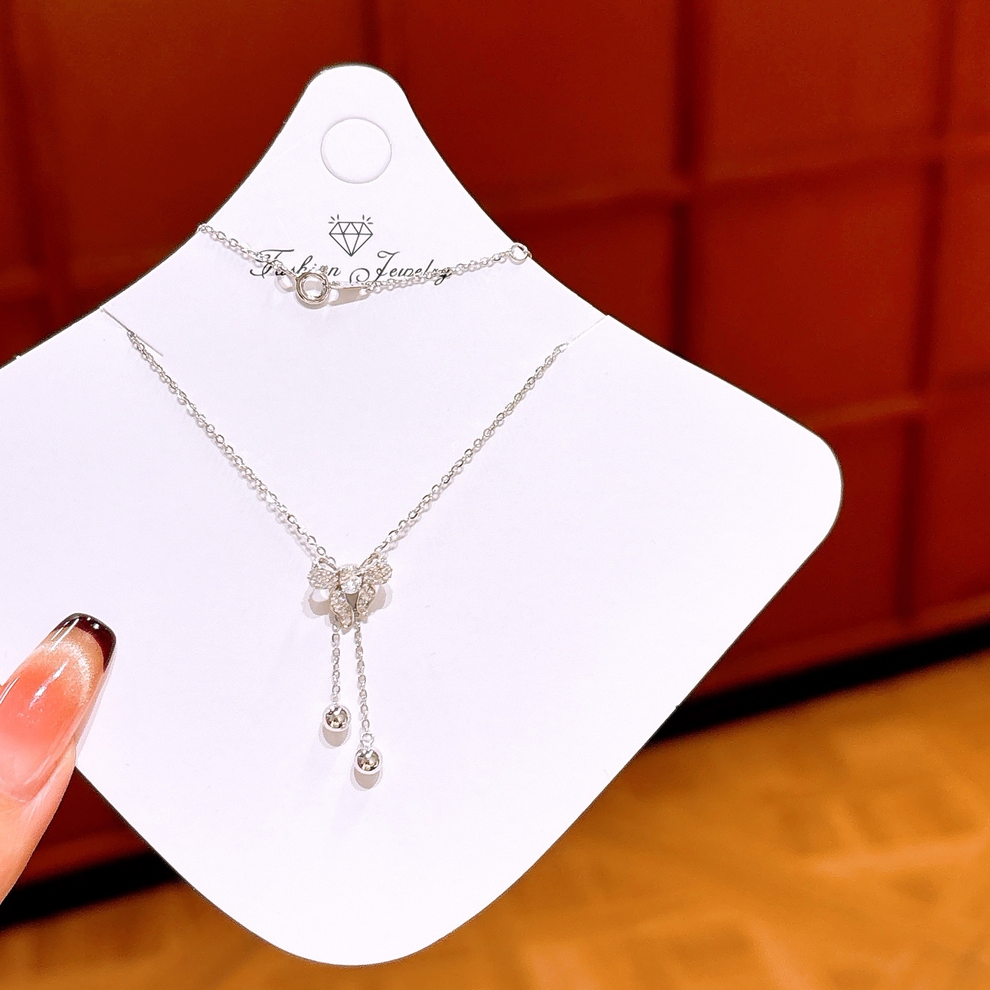 Nickel Free Silver Necklace Sweet Everyday Wear Gold