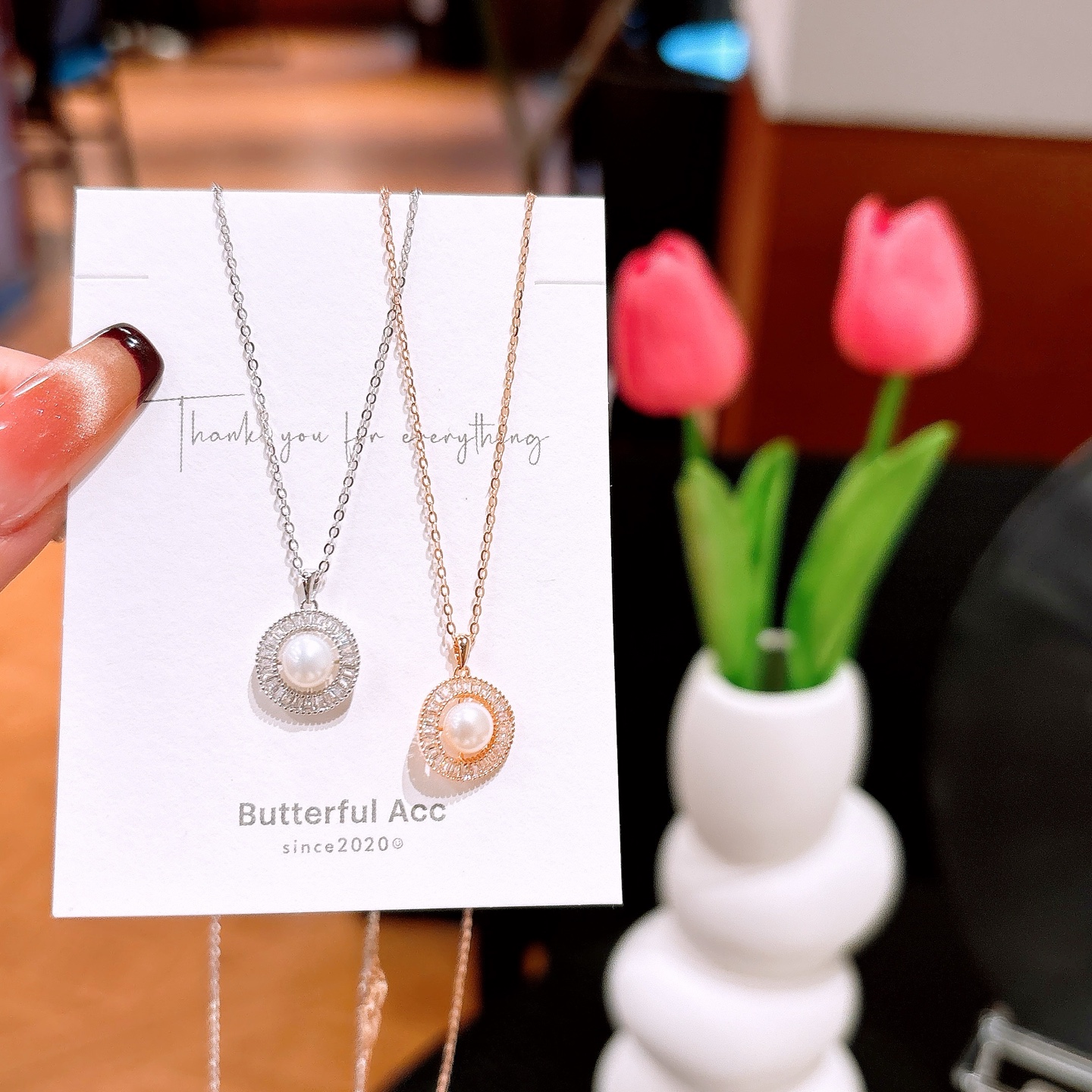 Low Allergy Silver Necklace Unique Proposal Silver