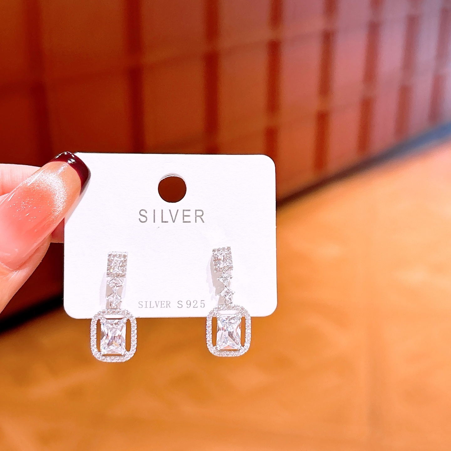 Low Allergy Silver Earrings Minimalist Engagement Gold