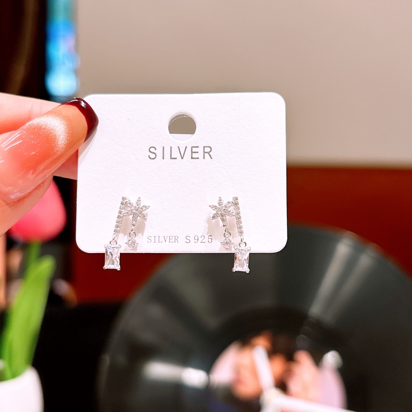 Fine Silver Earrings Vintage Banquet Gold