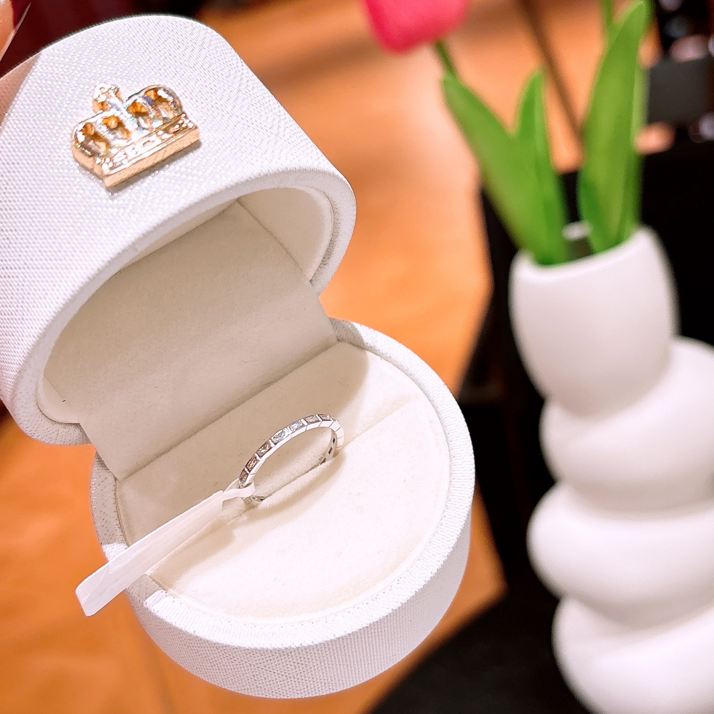 ミニマリスト高品質シルバーリングゴールド 晩餐会