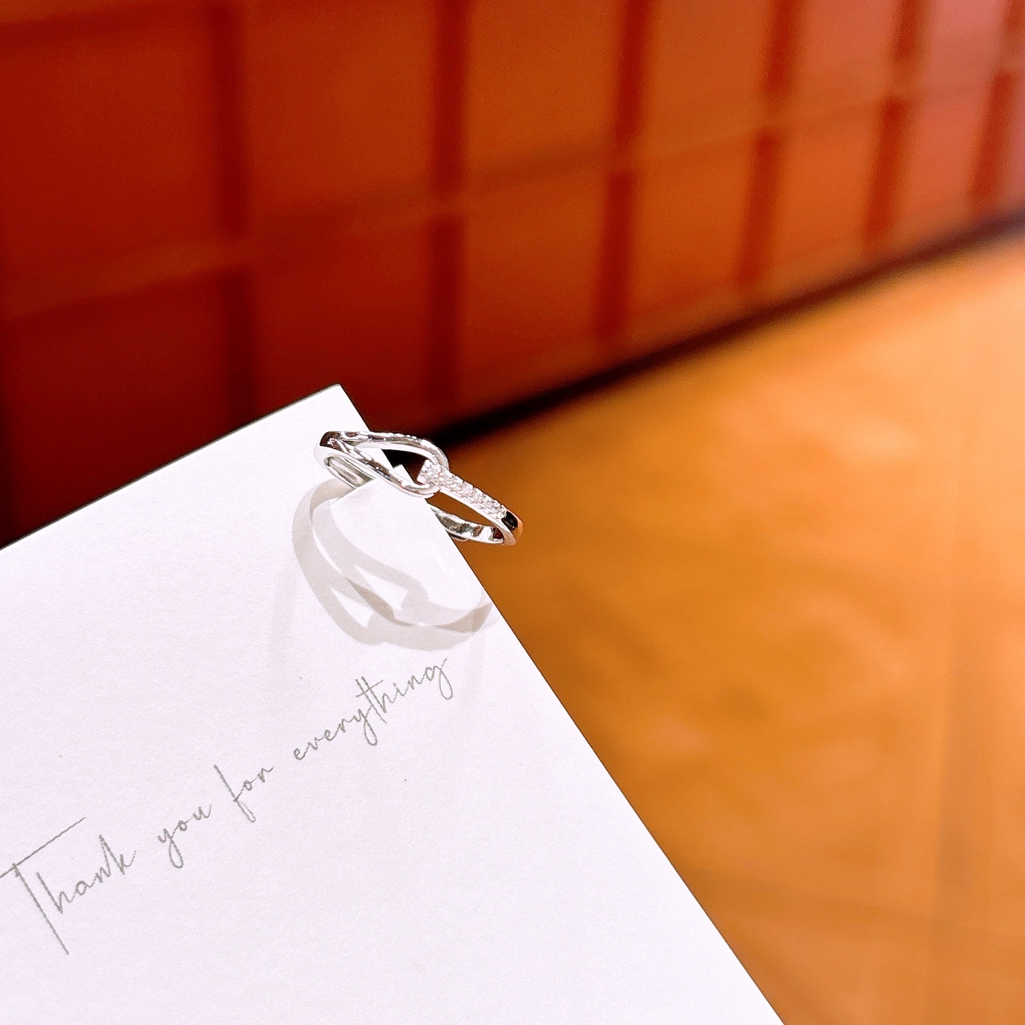 Fine Silver Ring Delicate Birthday Silver