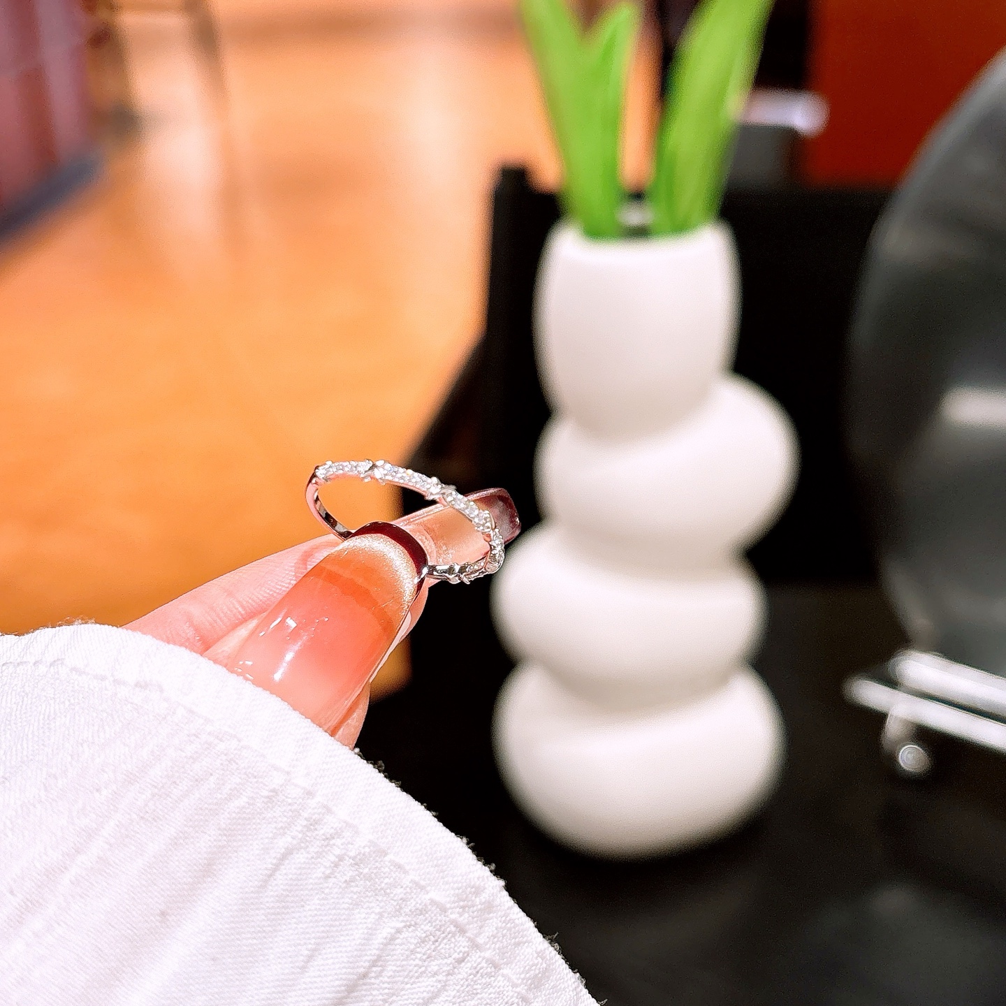 S925 Sterling Silver Ring Ethereal Birthday Gold