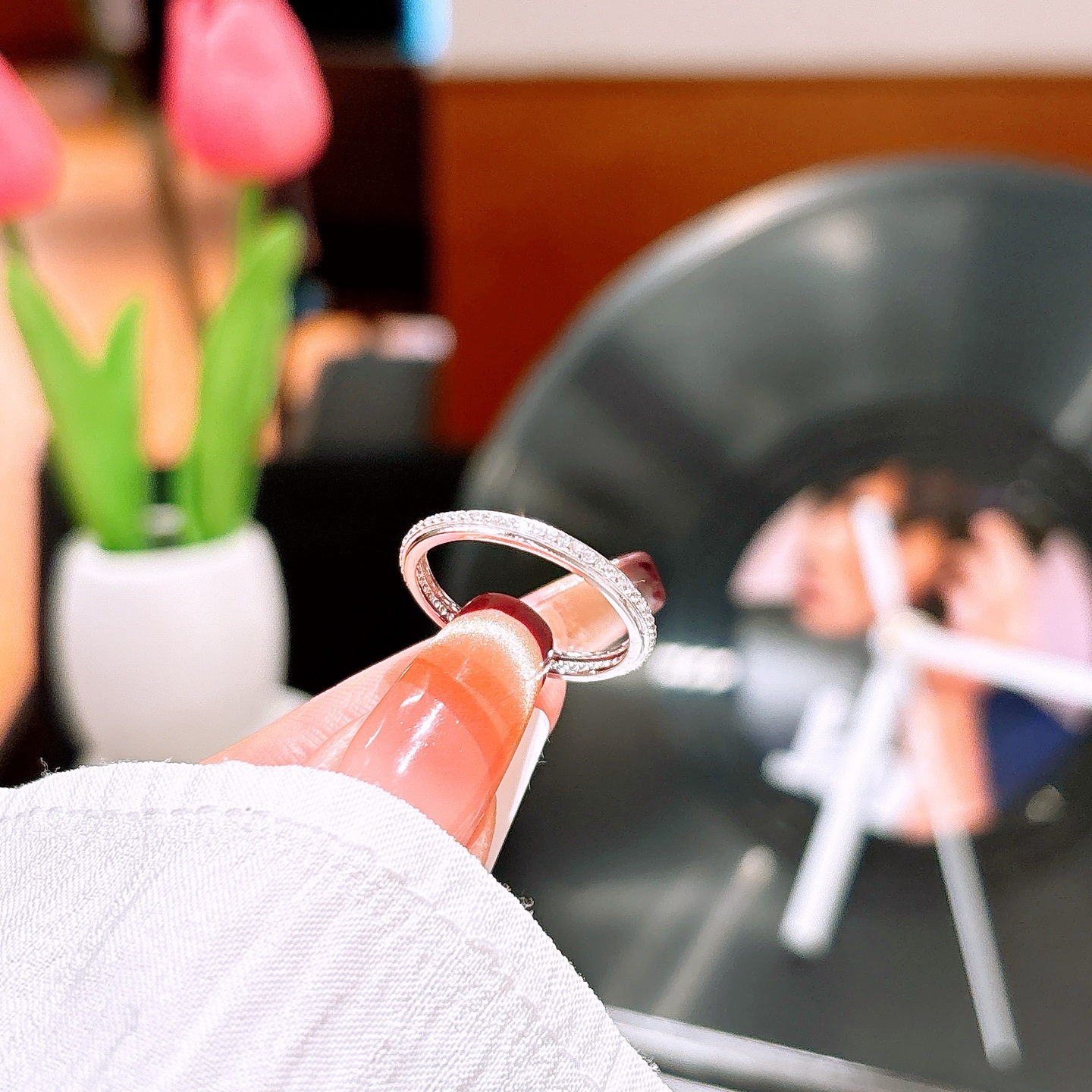 Low Allergy Silver Ring Chic New Year Silver