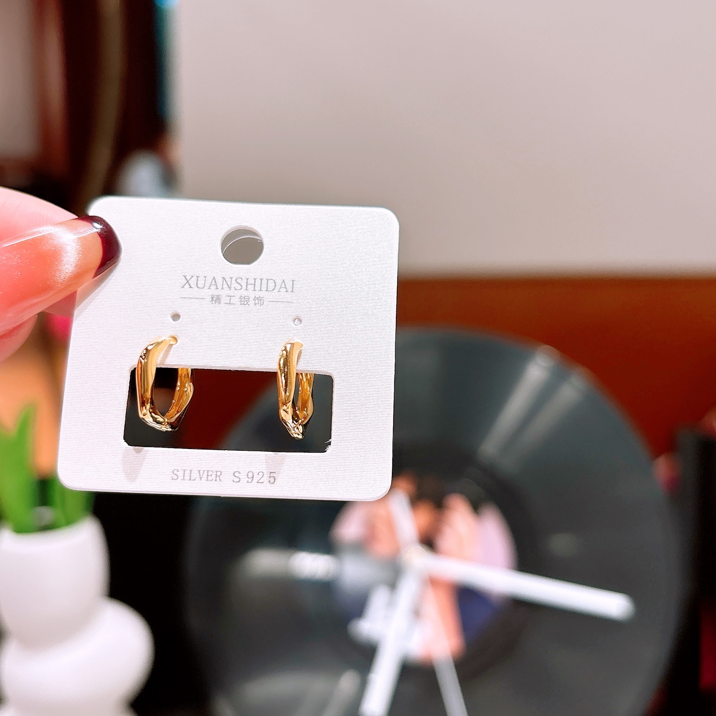 Low Allergy Silver Ear Cuffs Delicate Graduation Gold