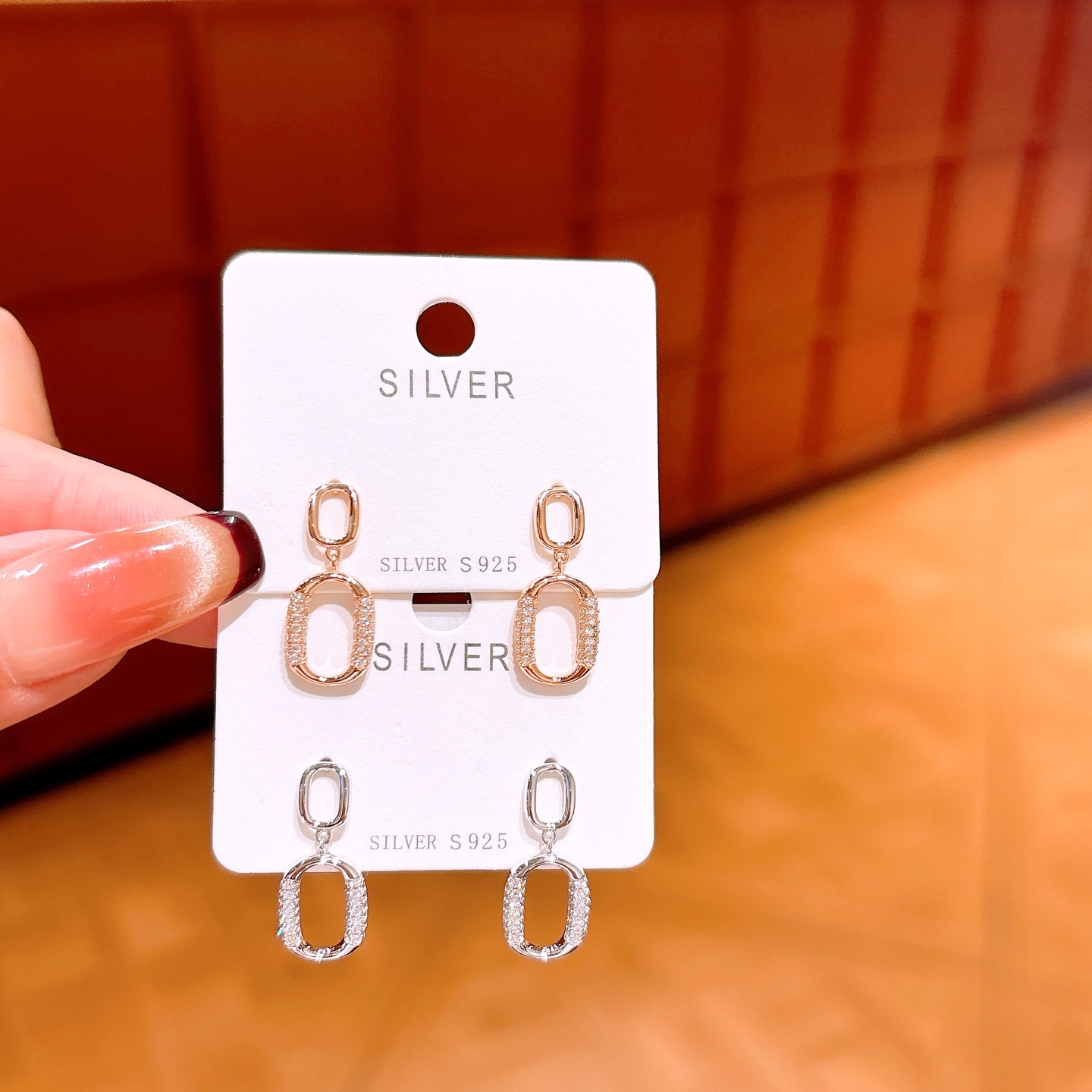 Hypoallergenic Silver Earrings Dainty Banquet Gold