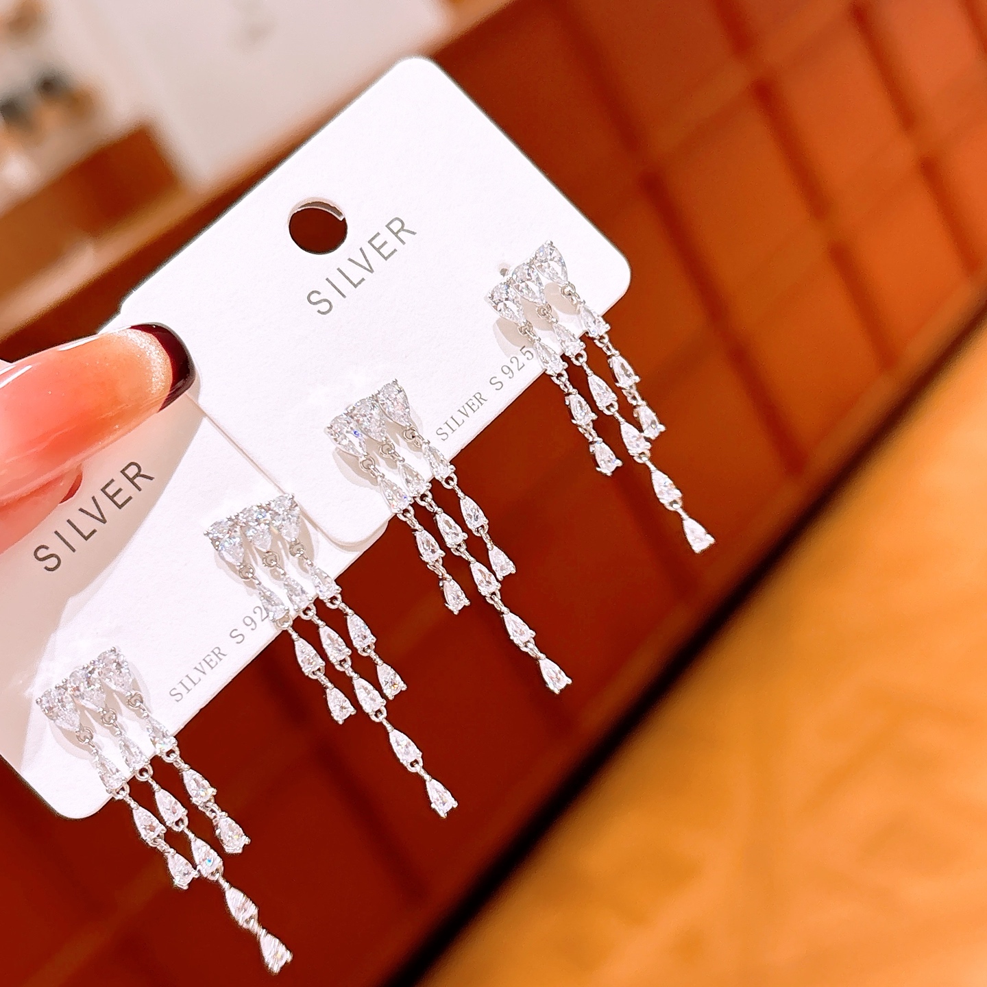 Low Allergy Silver Earrings Premium Valentine's Day Silver