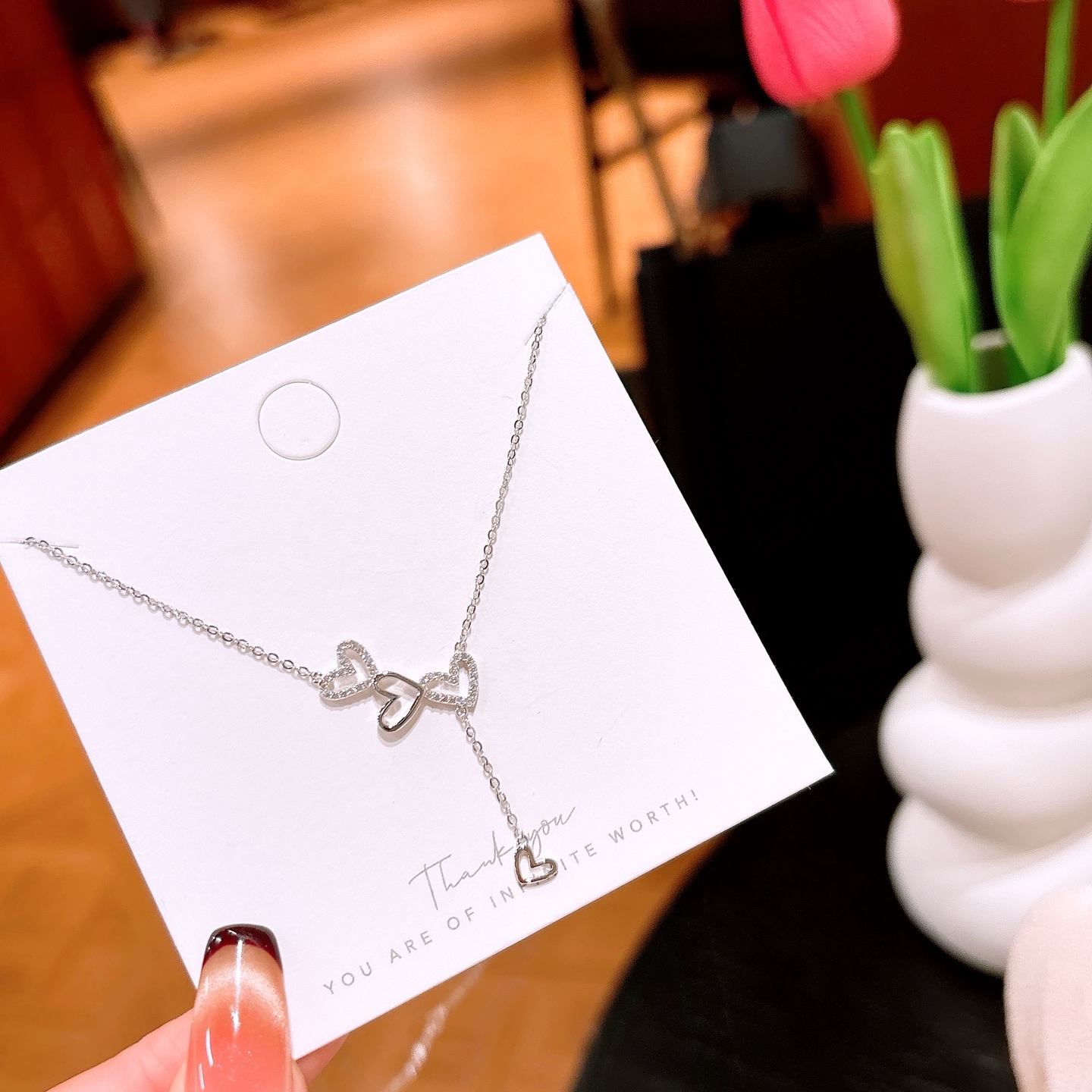 High Polish Silver Necklace Pure Workplace Silver