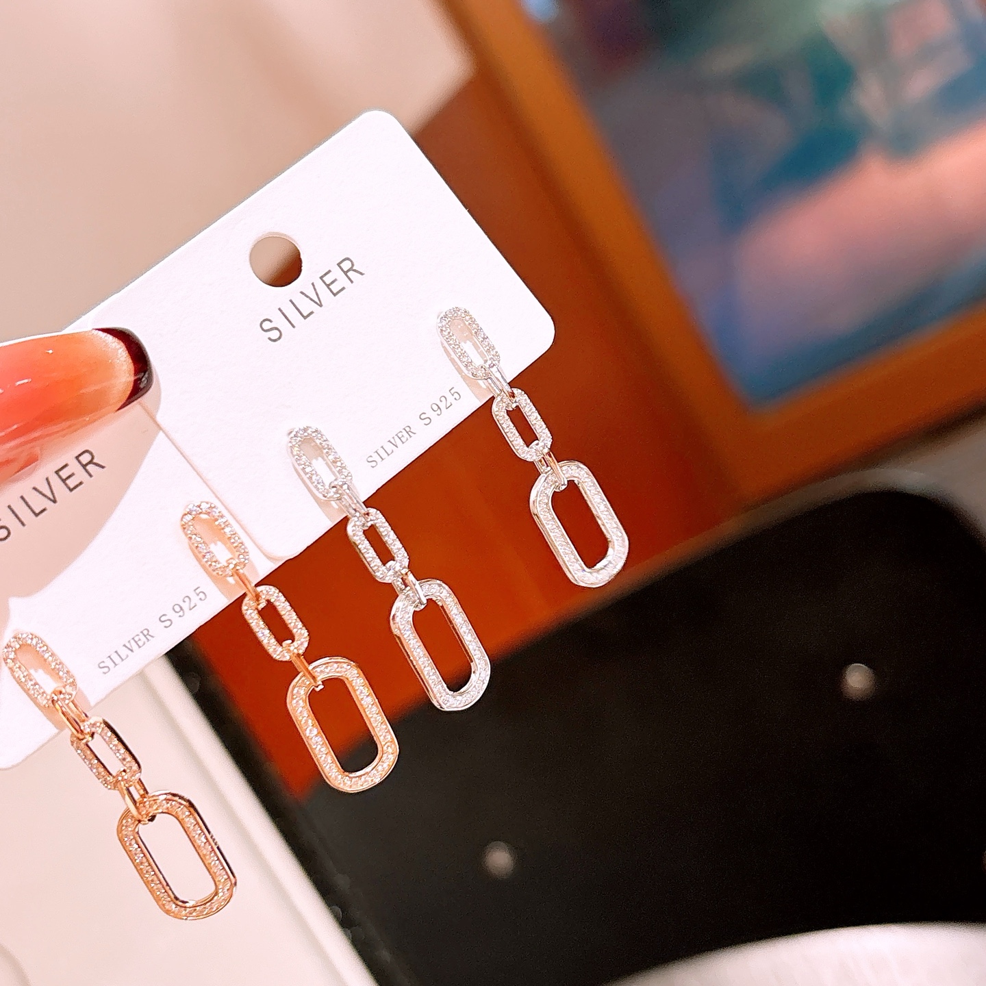 Low Allergy Silver Earrings Girly Proposal Gold