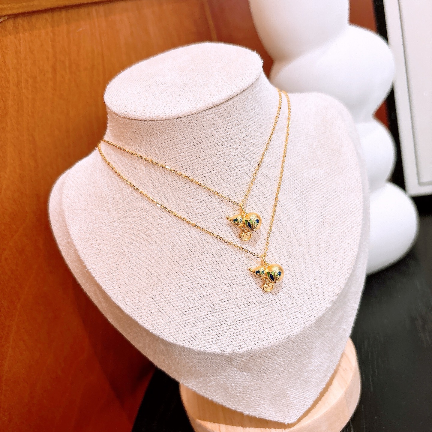 S925 Sterling Silver Necklace Precision Office Gold