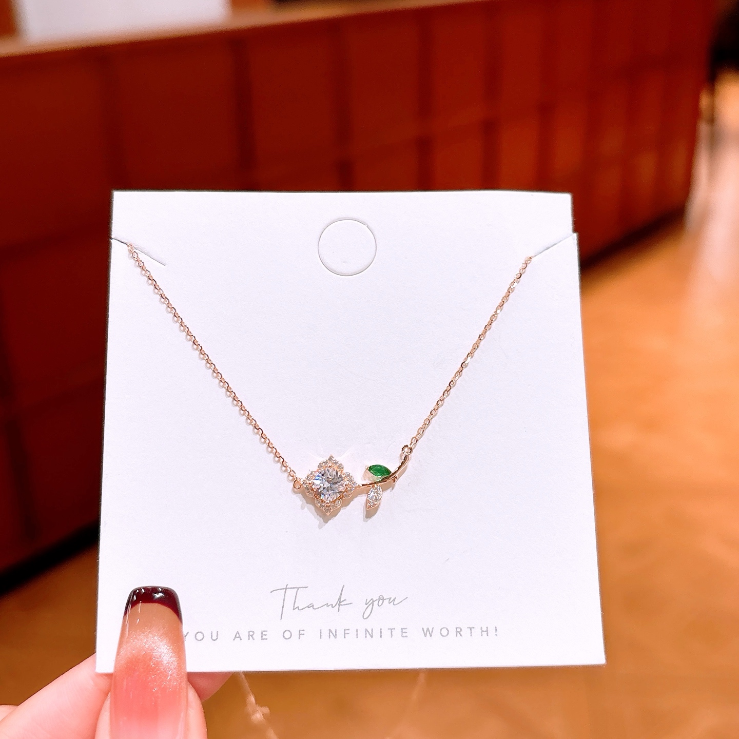 Low Allergy Silver Necklace Romantic Banquet Silver