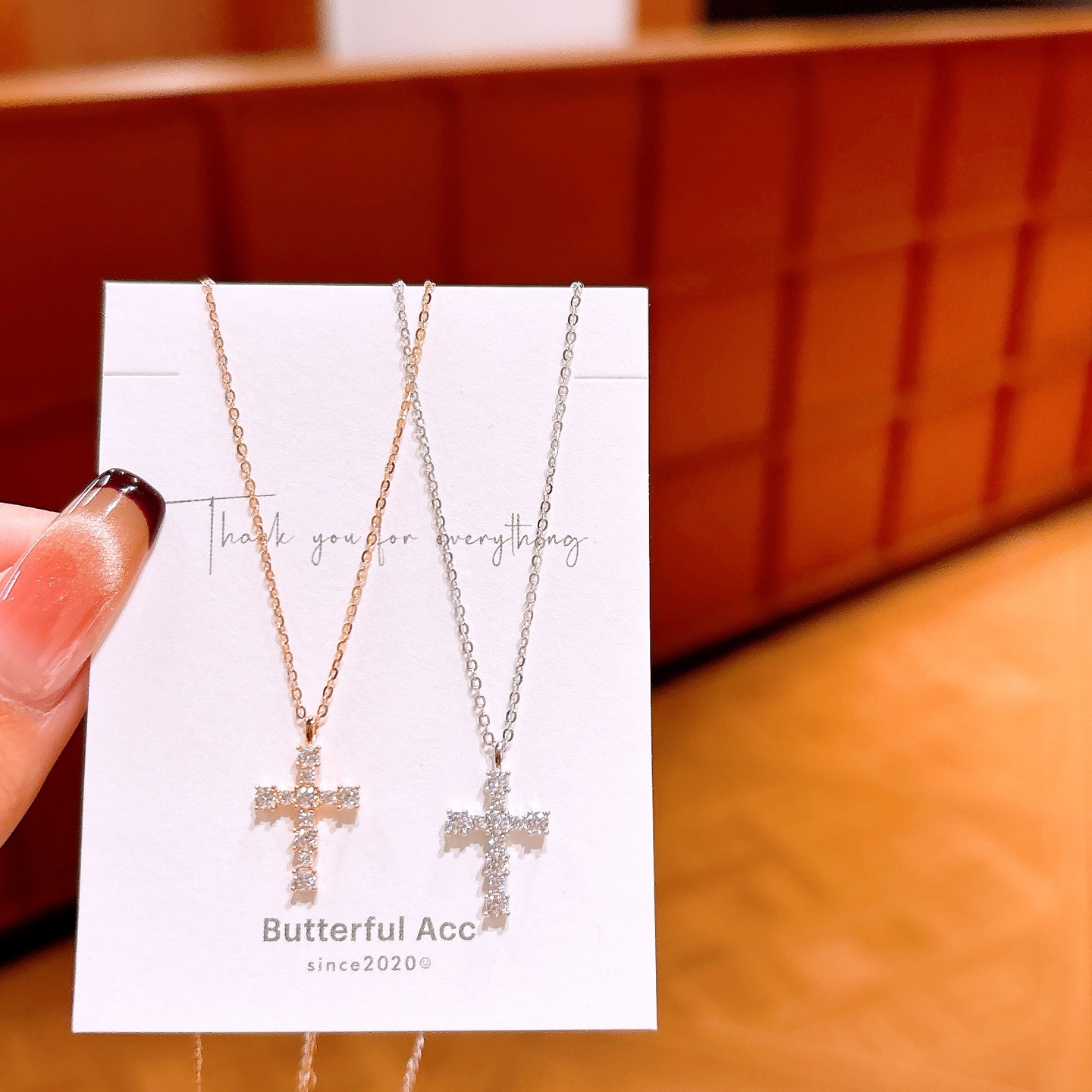 Nickel Free Silver Necklace Premium Mother's Day Gold