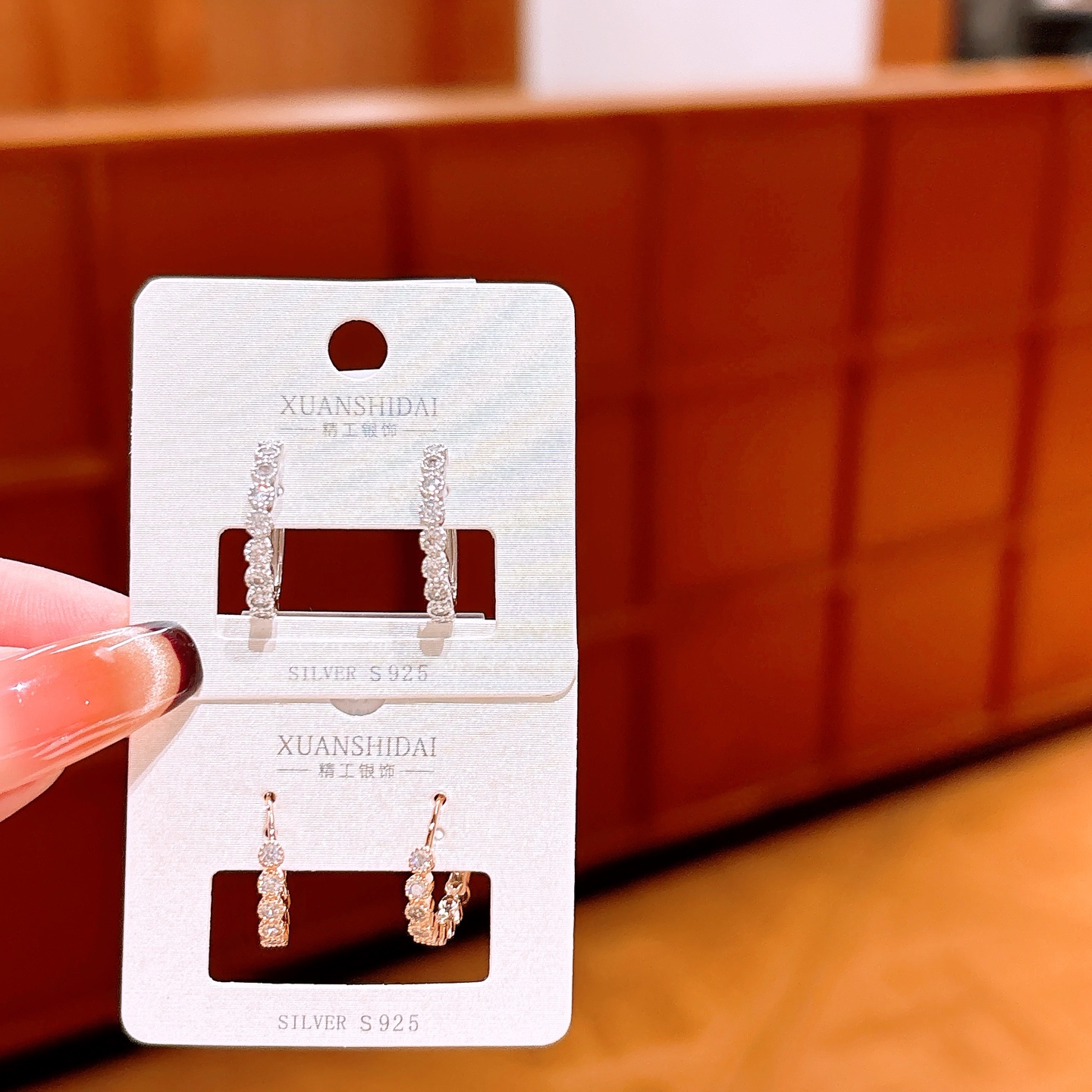 925 Silver Ear Cuffs Lively Teacher's Day Gold