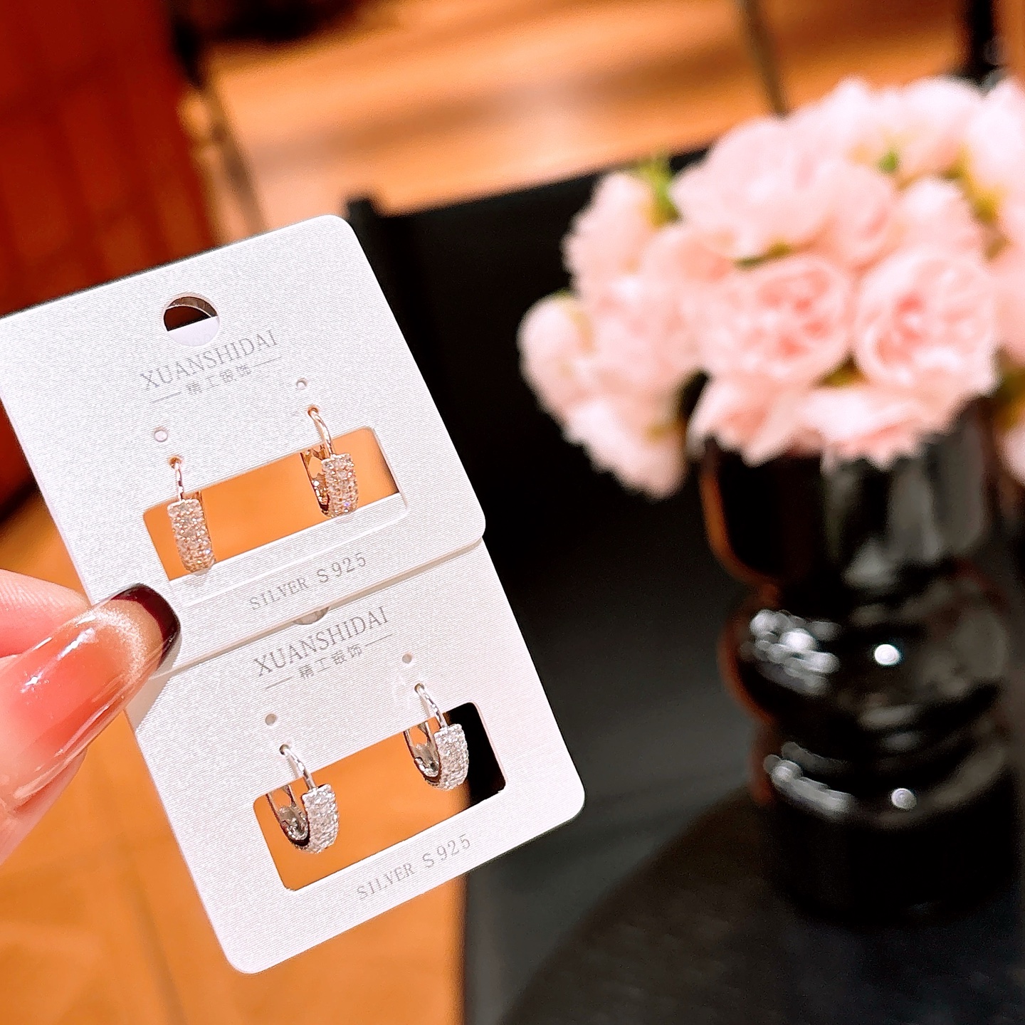 Solid Silver Ear Cuffs Gentle Graduation Silver