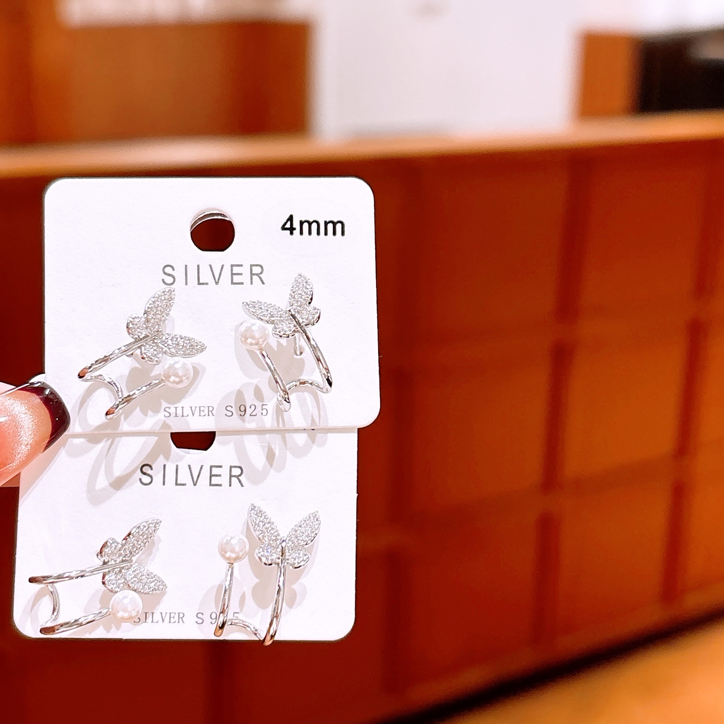 Hypoallergenic Silver Earrings French Travel Silver