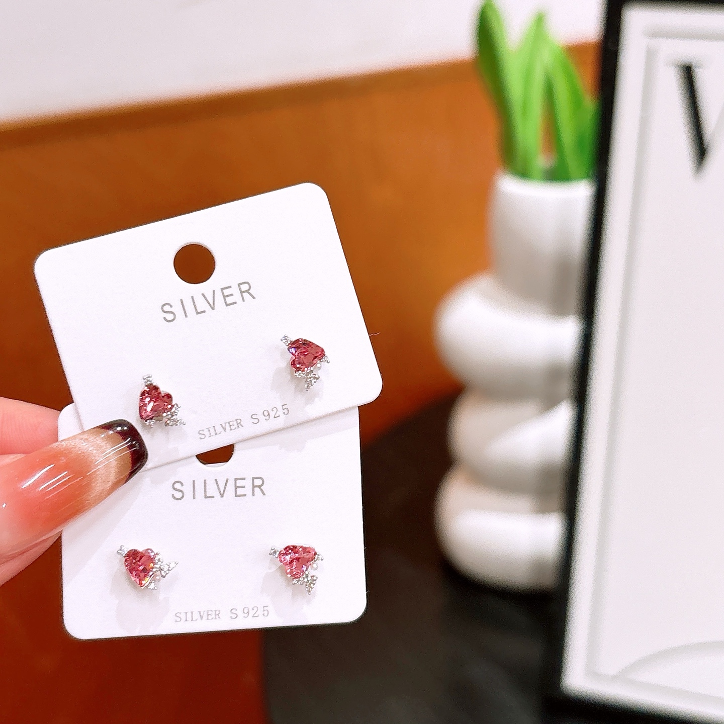 Nickel Free Silver Earrings Elegant Bestie Gift Silver