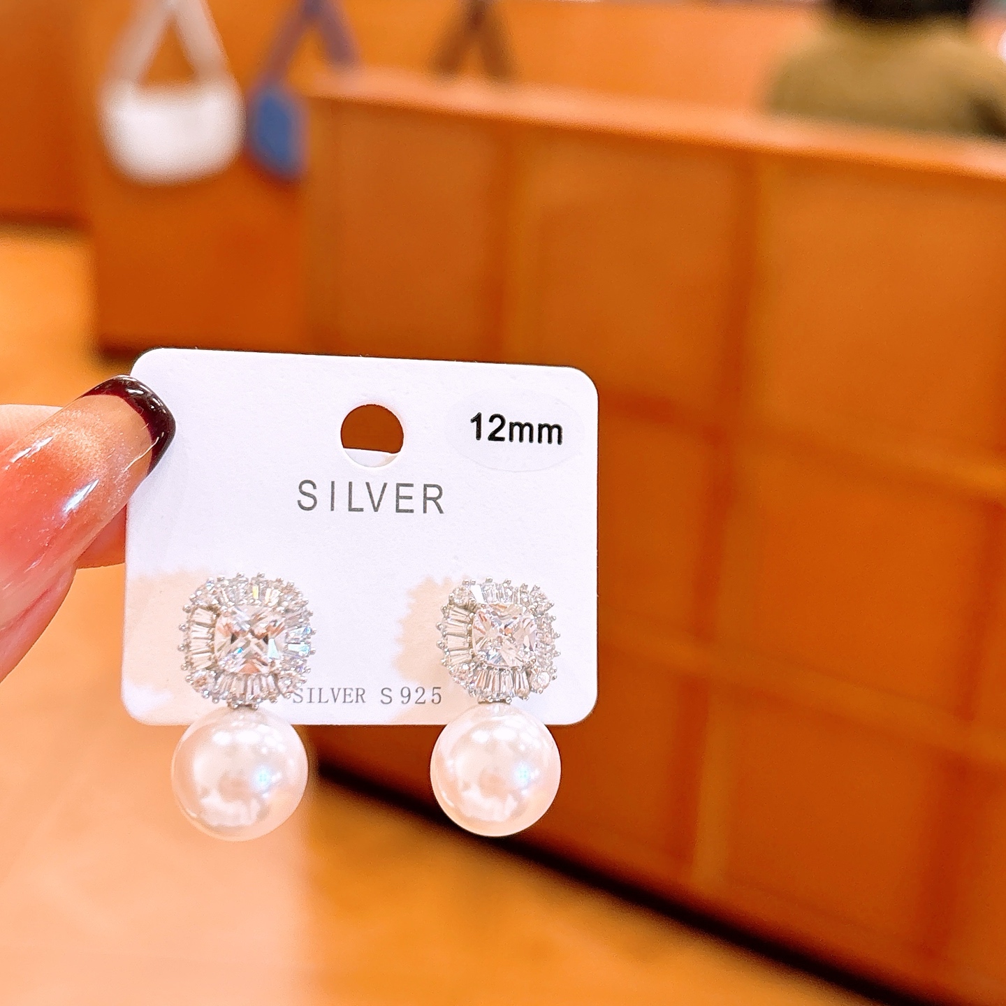 High Polish Silver Earrings Unique Father's Day Gold