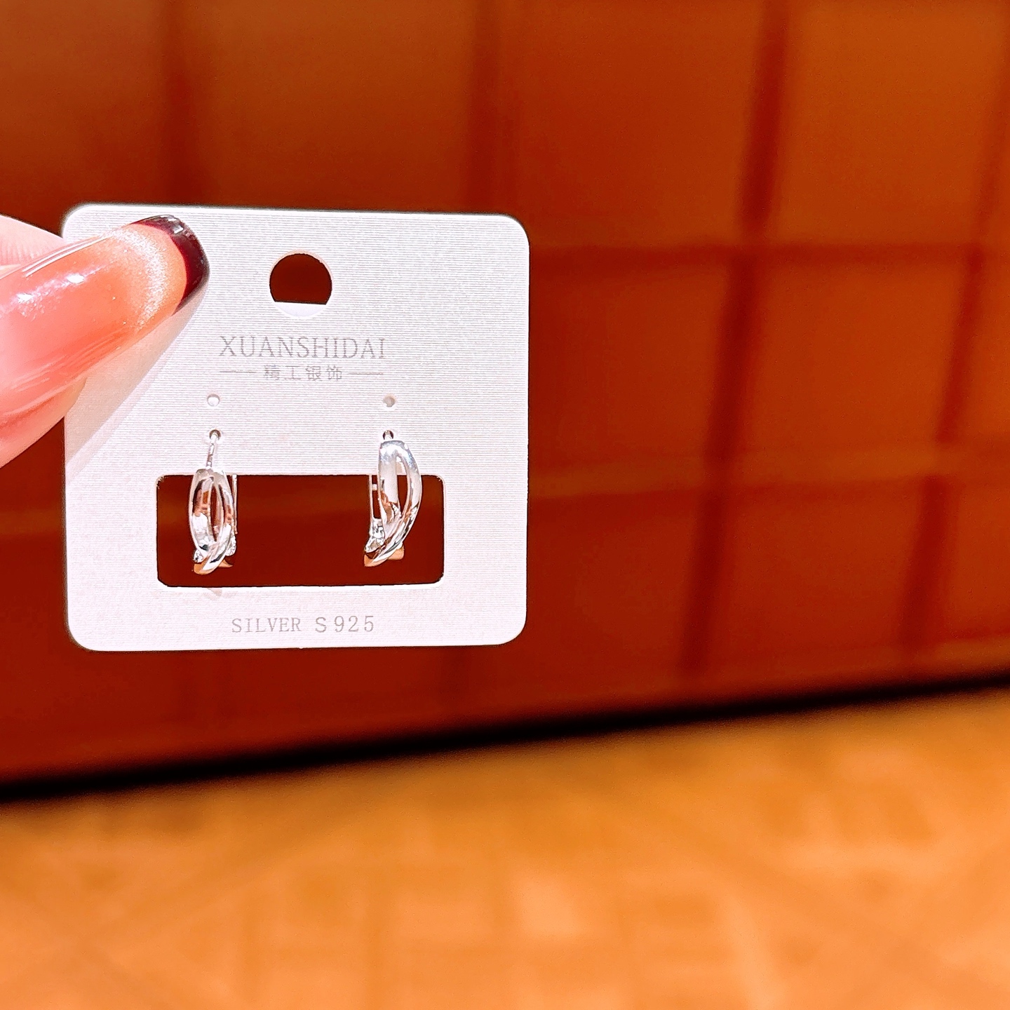 925 Silver Ear Cuffs Korean Style Confession Gold