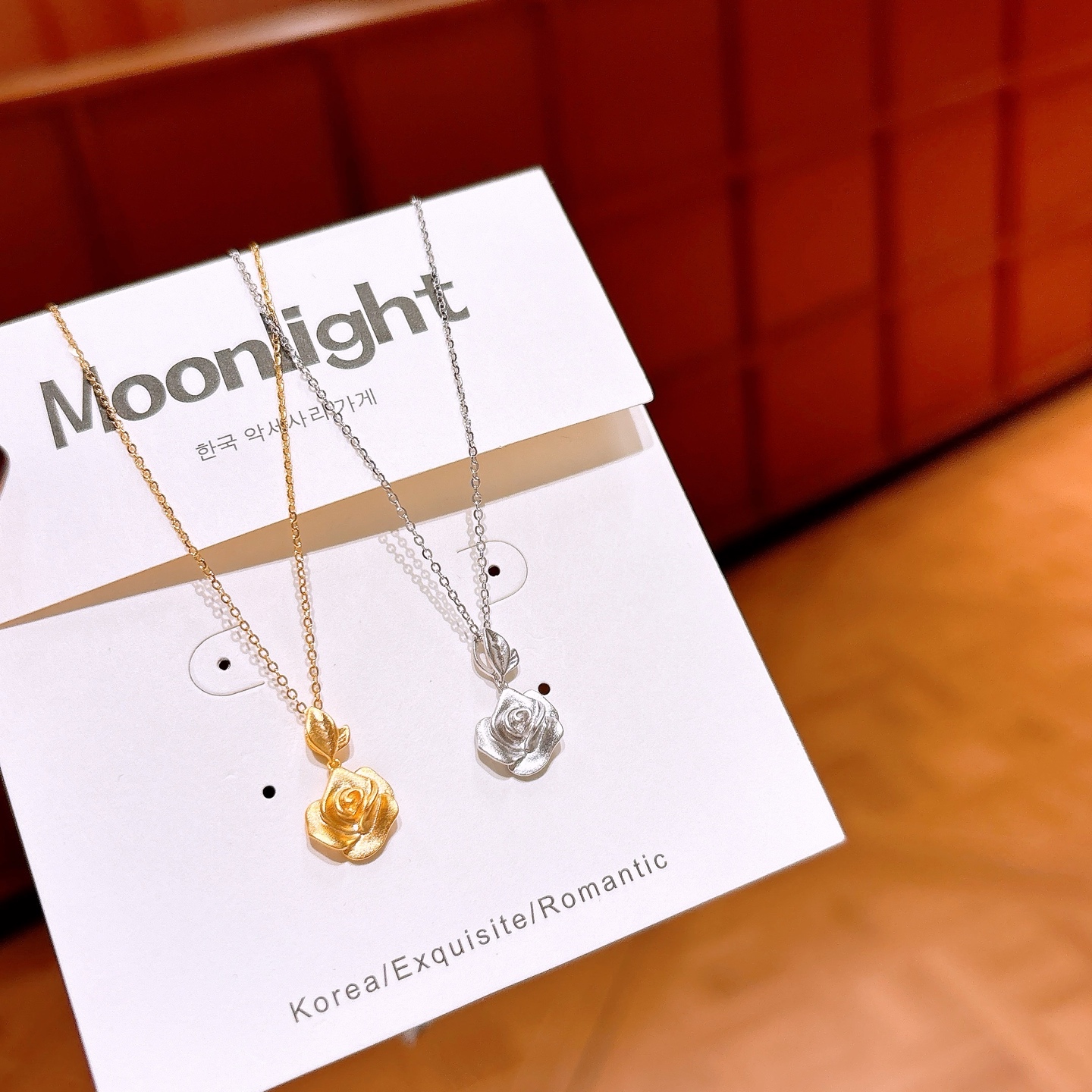 Solid Silver Necklace Minimalist Wedding Silver