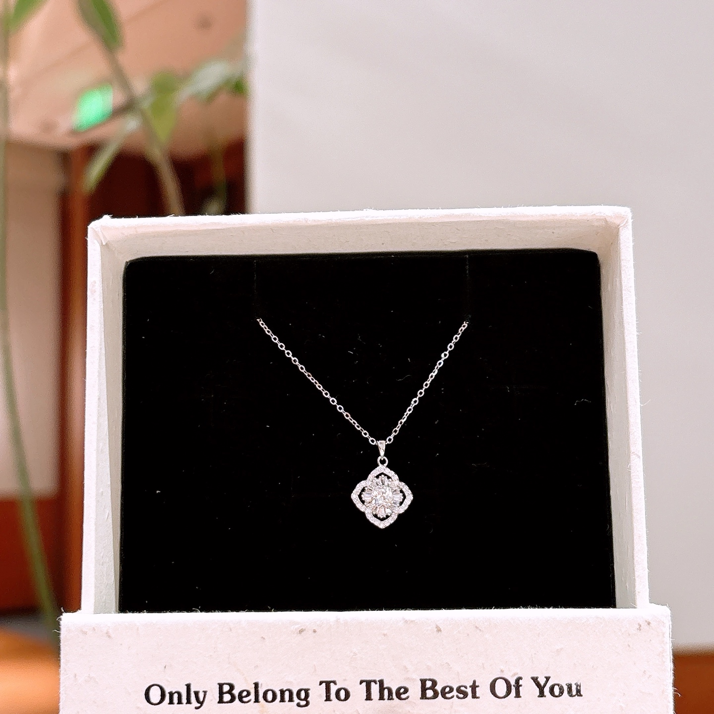 925 Silver Necklace Soft Self-love Gold