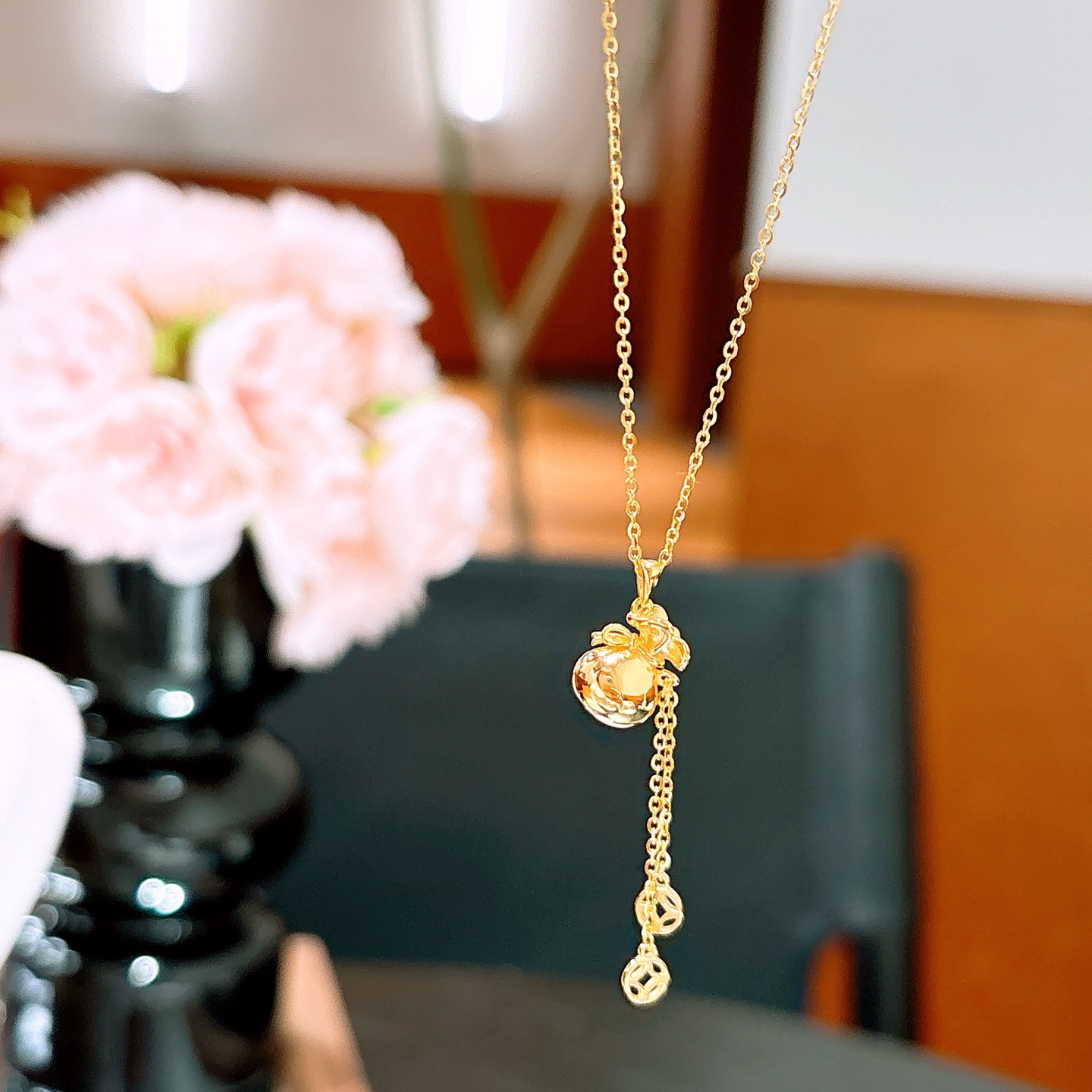 Low Allergy Silver Necklace Elegant Anniversary Gold