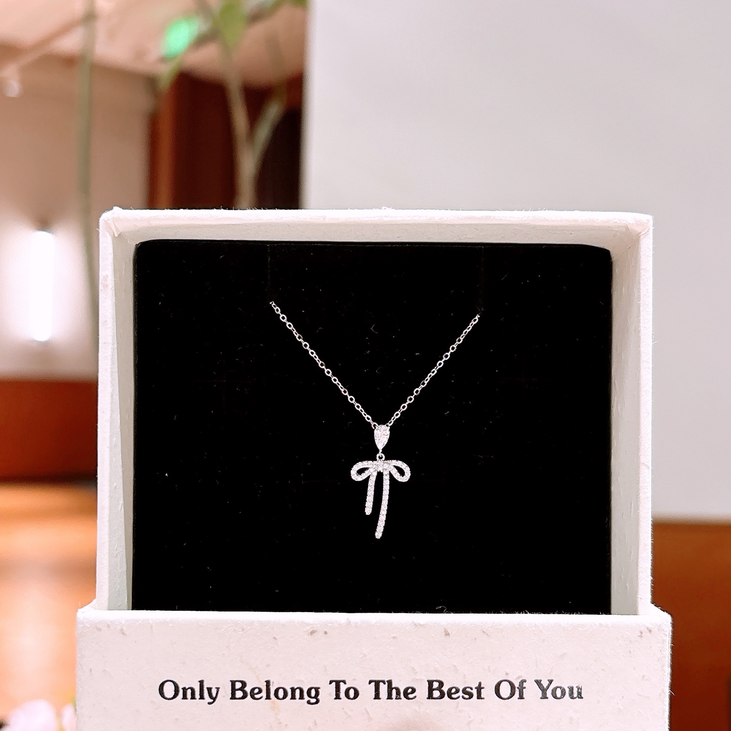 High Polish Silver Necklace Ultra Minimal Christmas Gold