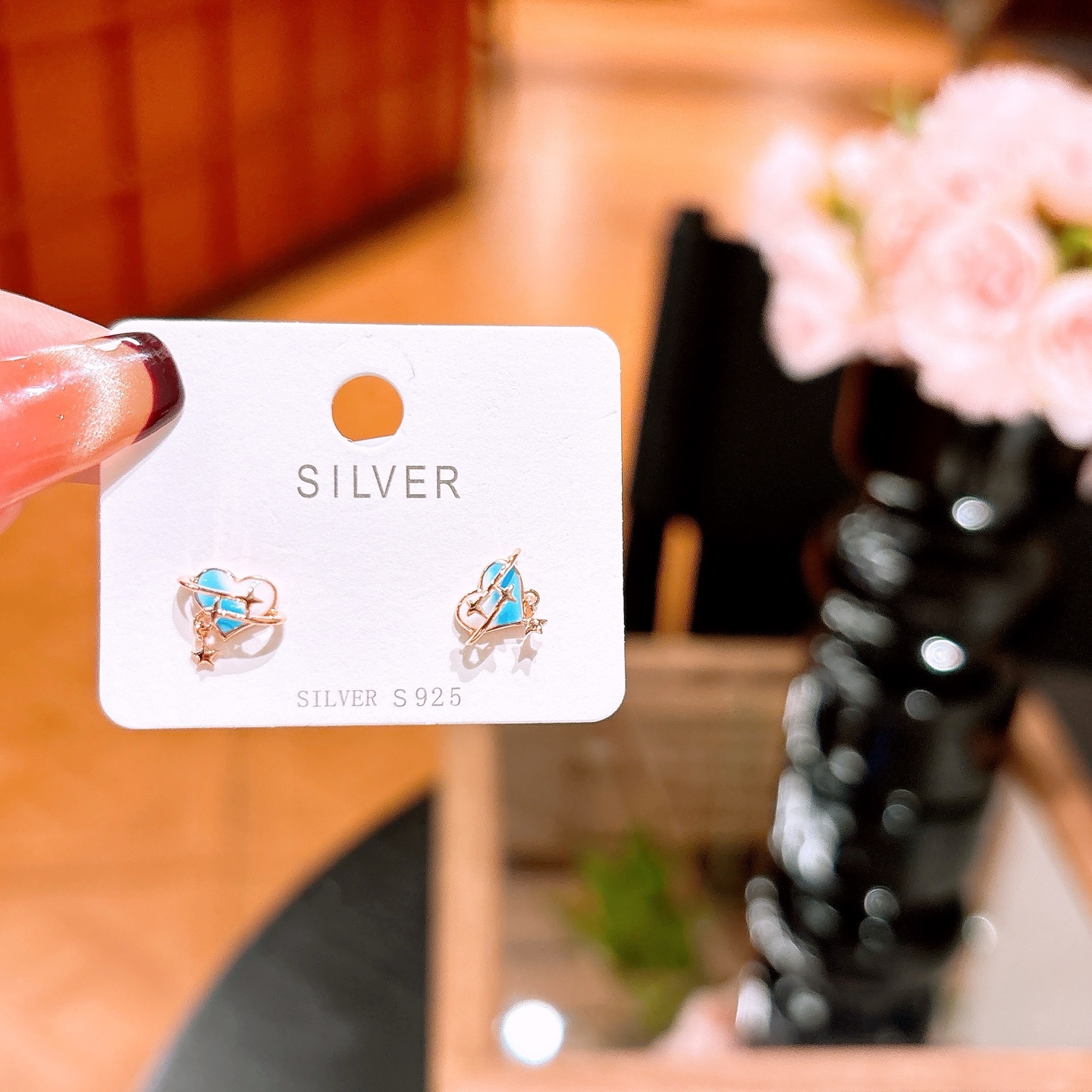 Fine Silver Earrings Intellectual Confession Silver