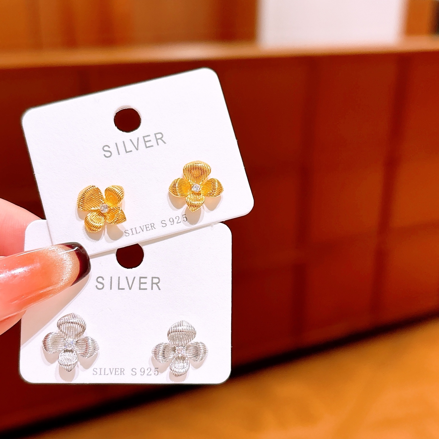 High Polish Silver Earrings Ethereal Birthday Silver