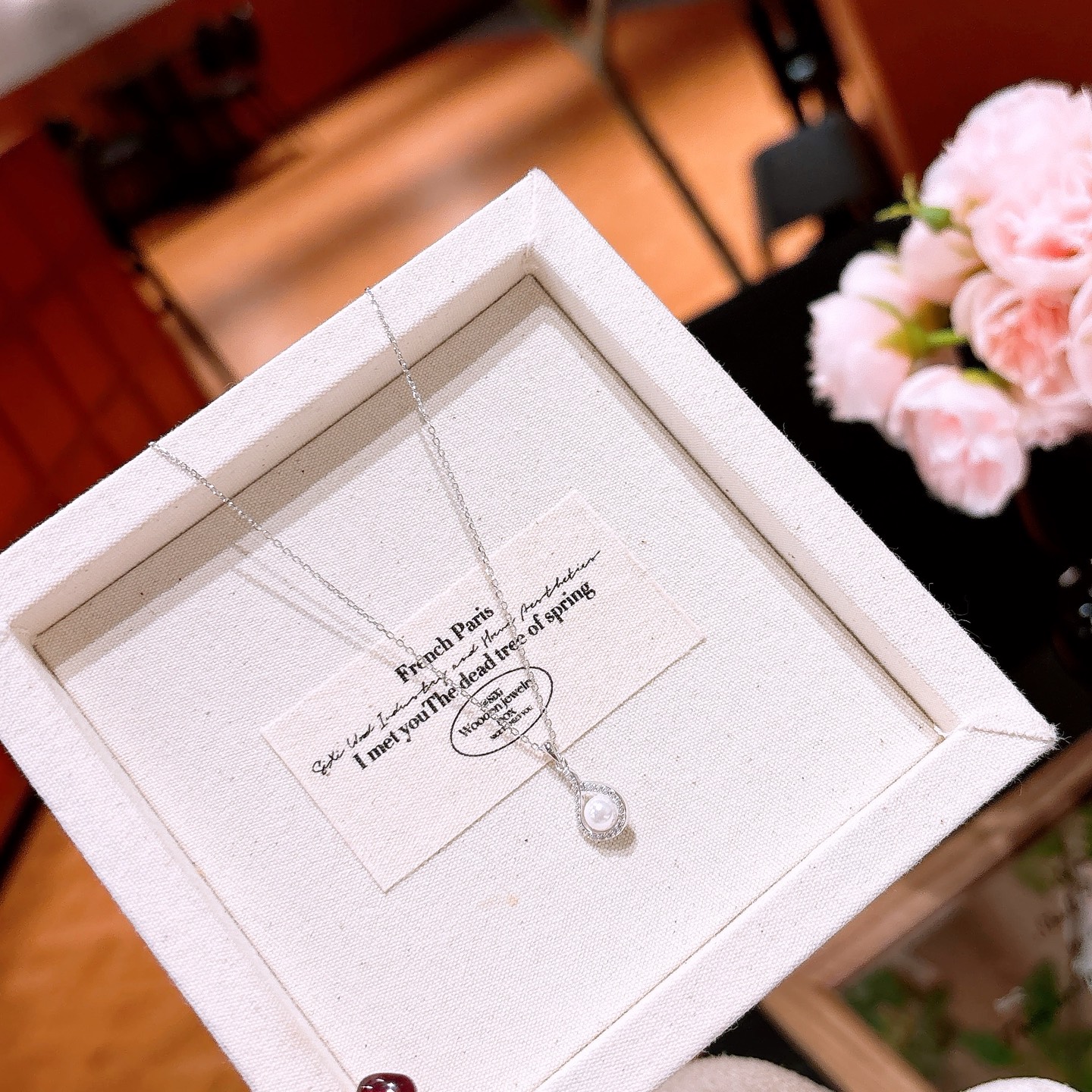 フレッシュ925シルバーネックレスシルバー 母の日