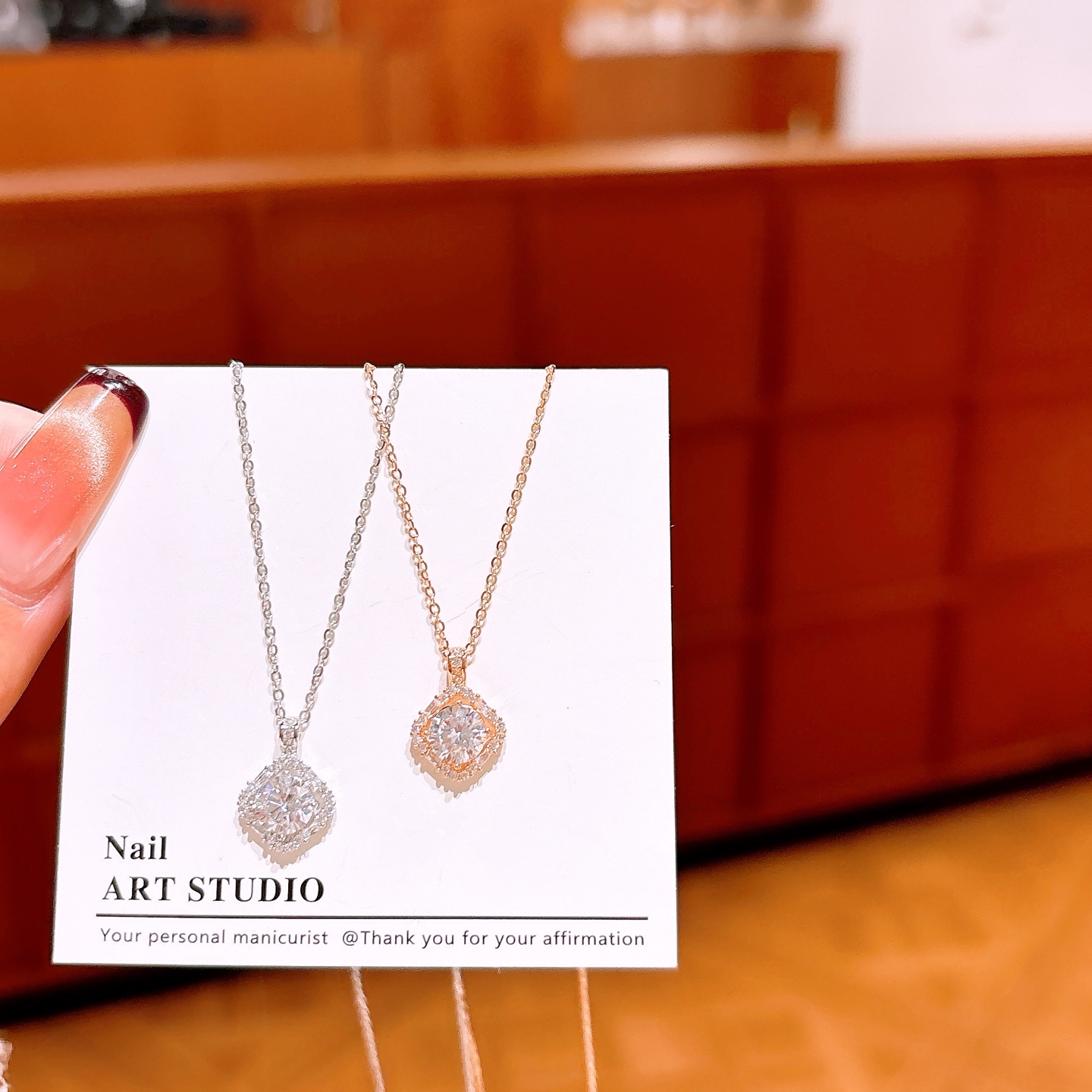 High Polish Silver Necklace Korean Style Graduation Gold