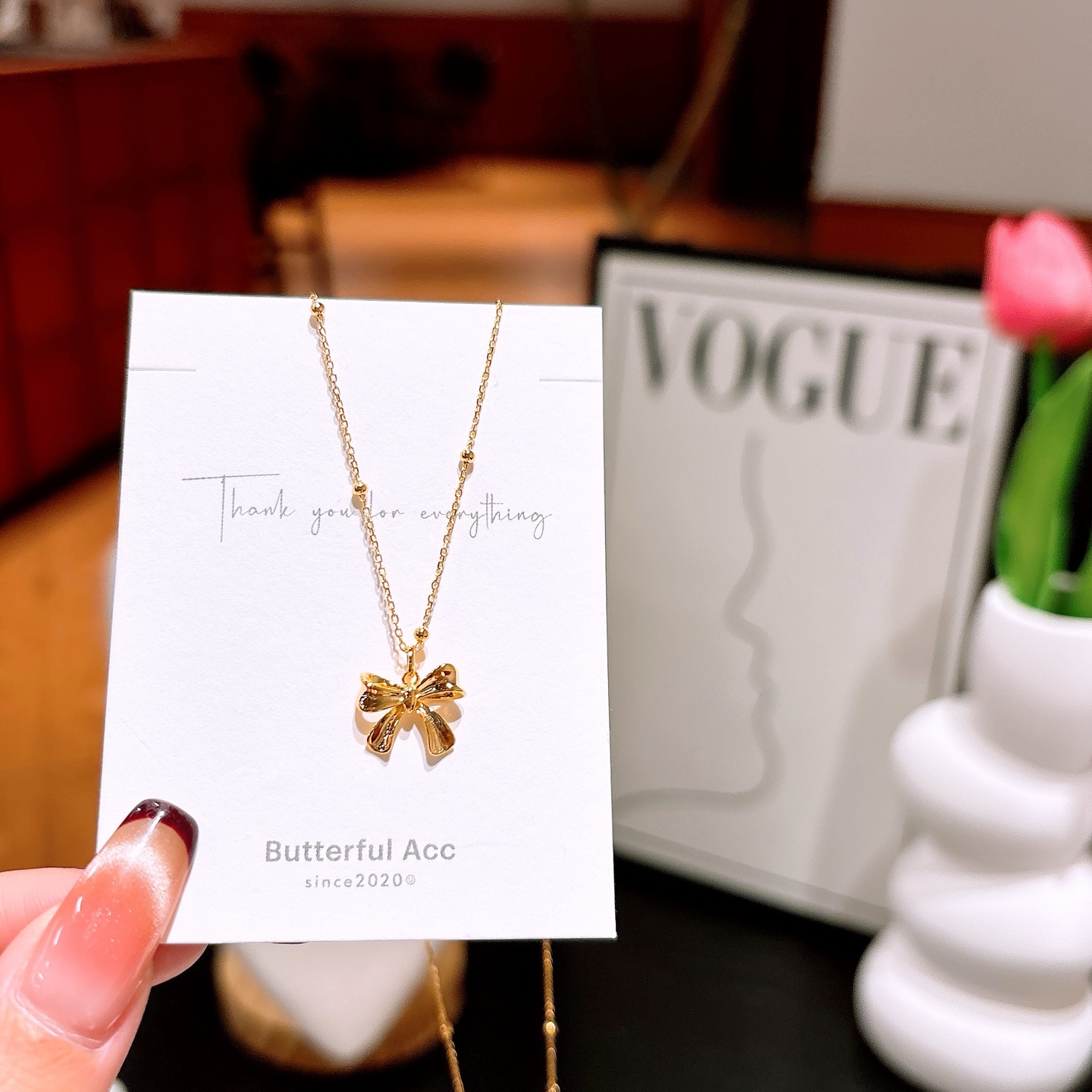 Hypoallergenes Silber Kette Koreanischer Stil Hochzeit Gold