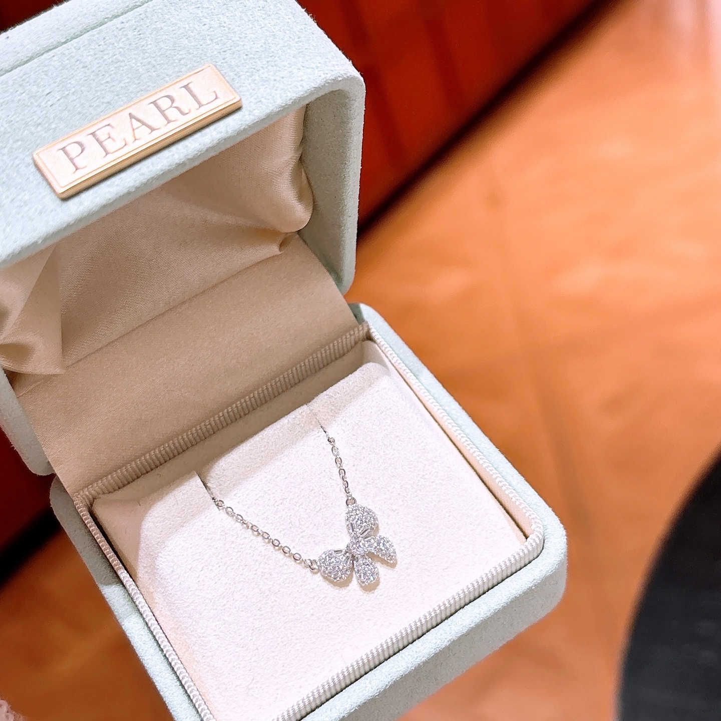 925 Silver Necklace Playful Office Gold