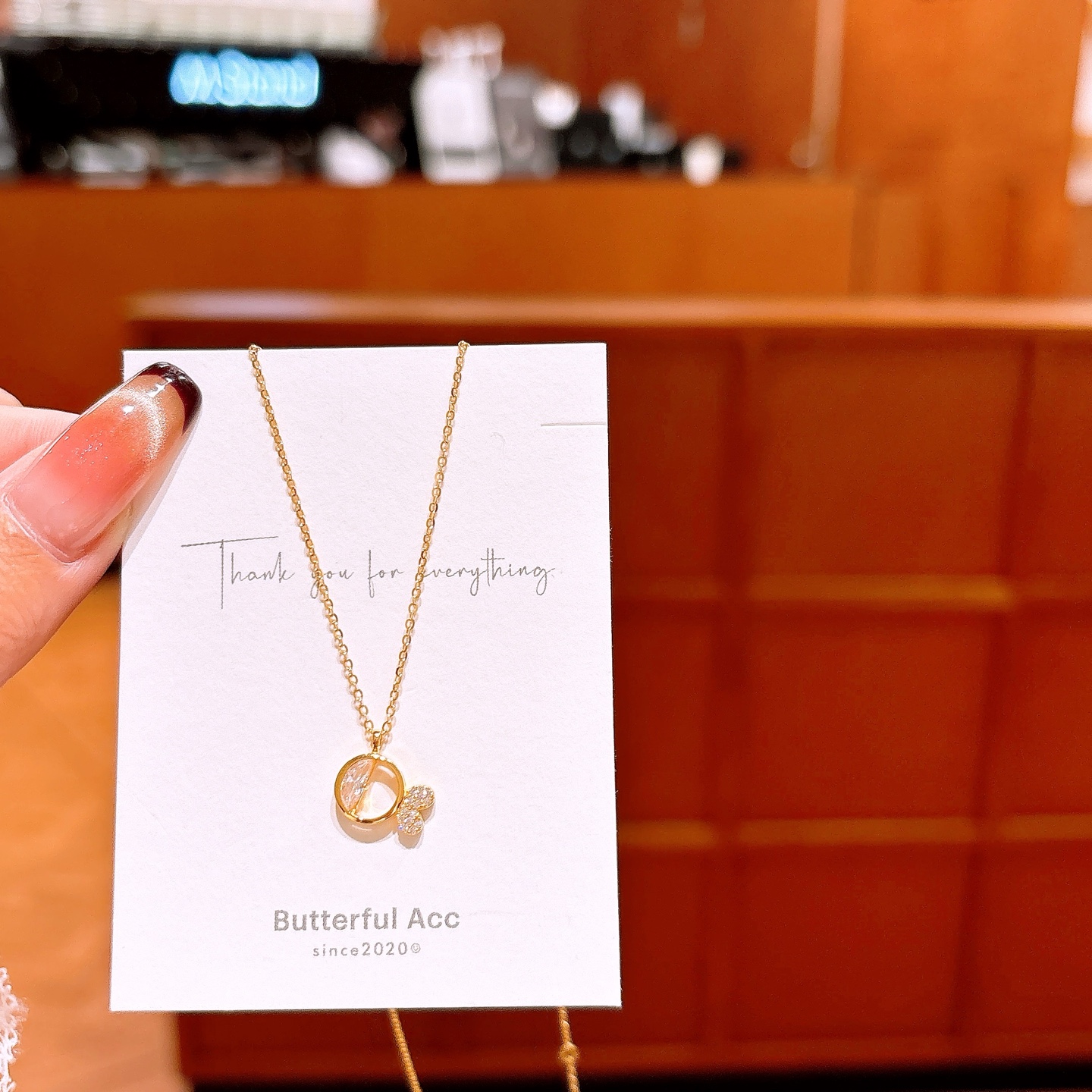 ロマンチック低アレルギー銀ネックレスゴールド 先生の日