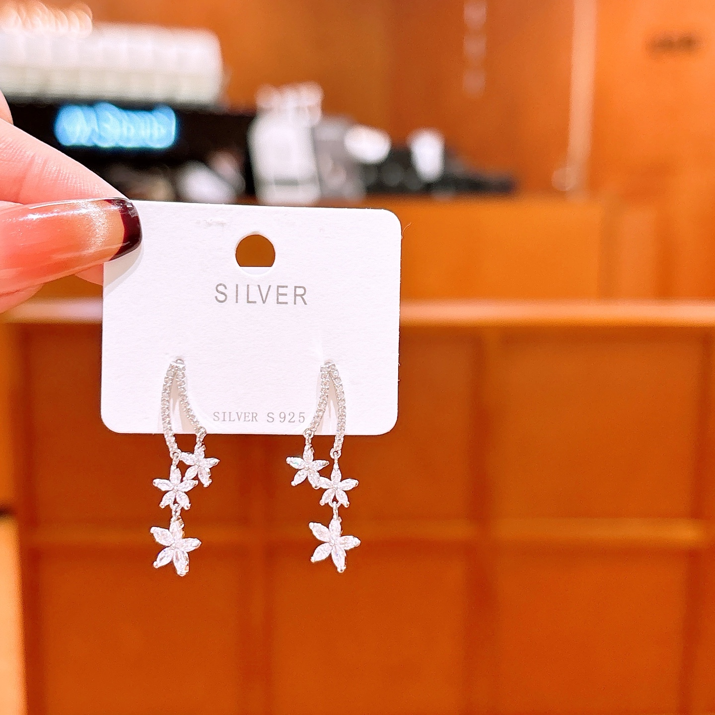 Nickel Free Silver Earrings Forest Spring Festival Silver