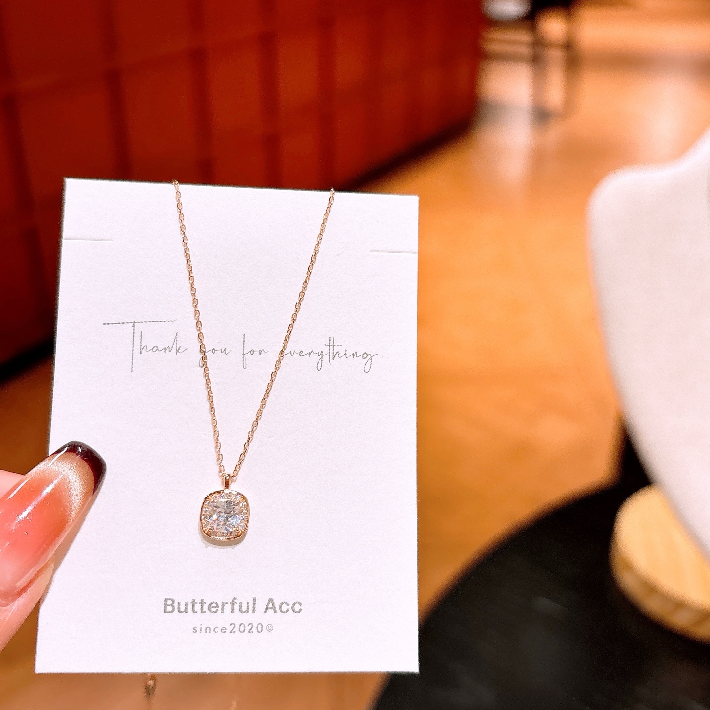 Fine Silver Necklace Gentle Christmas Silver