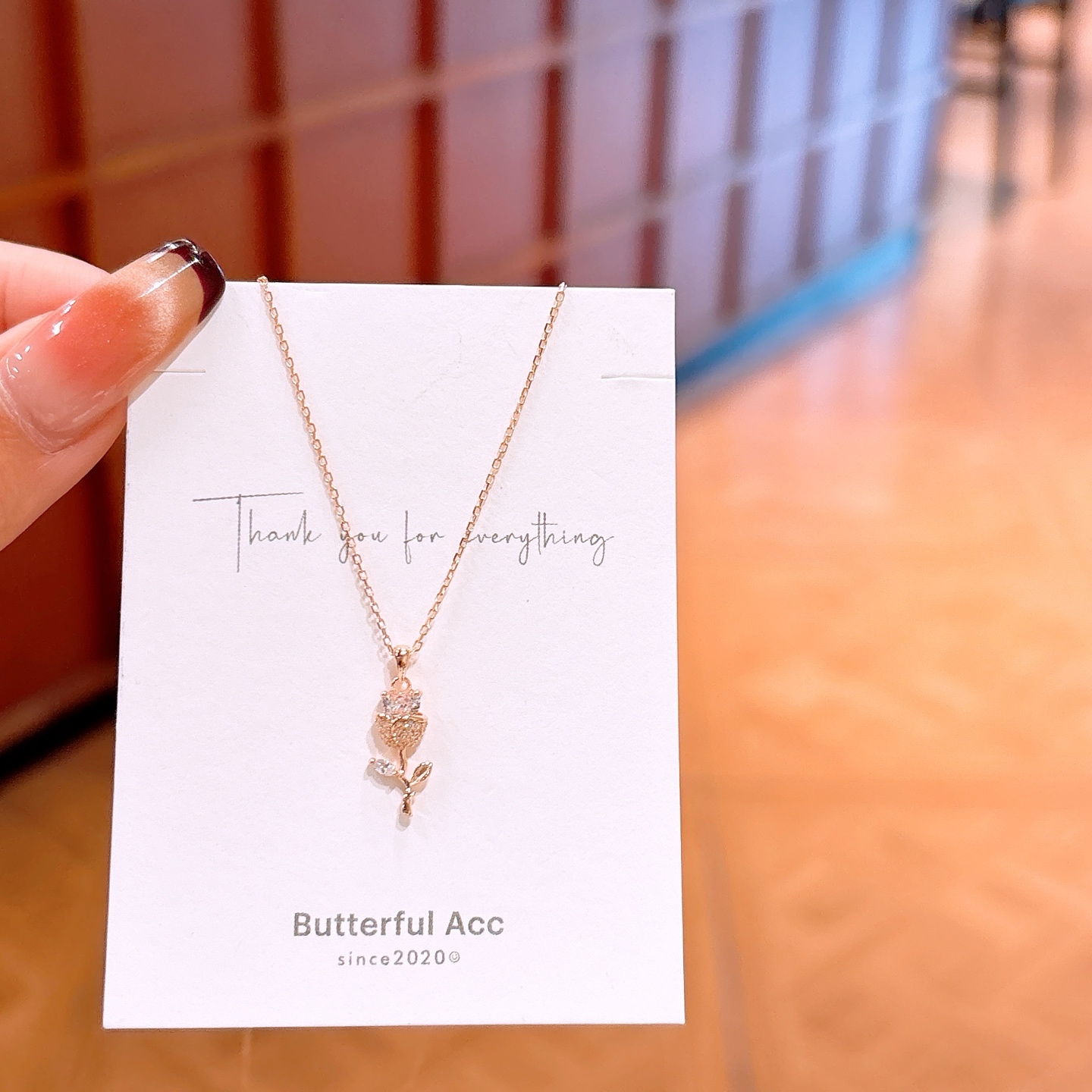 Low Allergy Silver Necklace Lively Self-love Gold