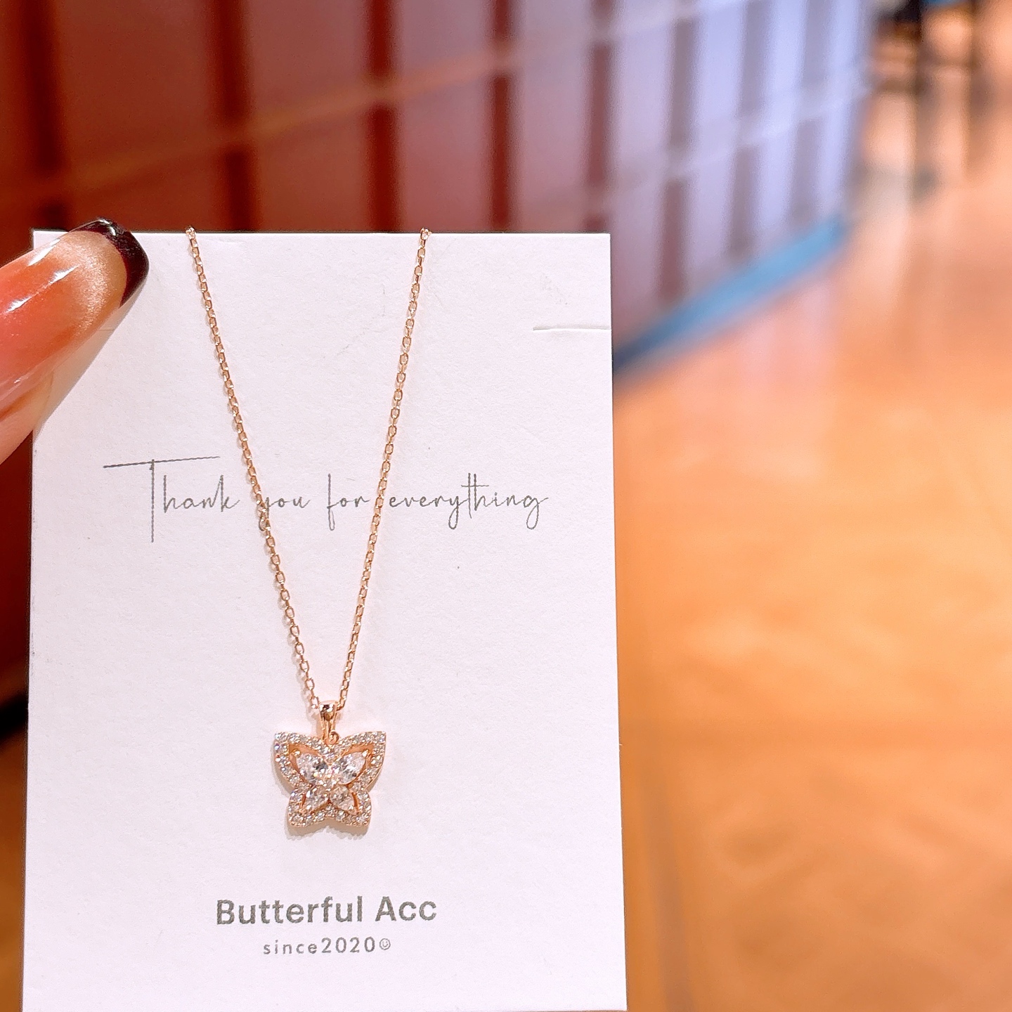 Fine Silver Necklace Korean Style Gift for Her Silver