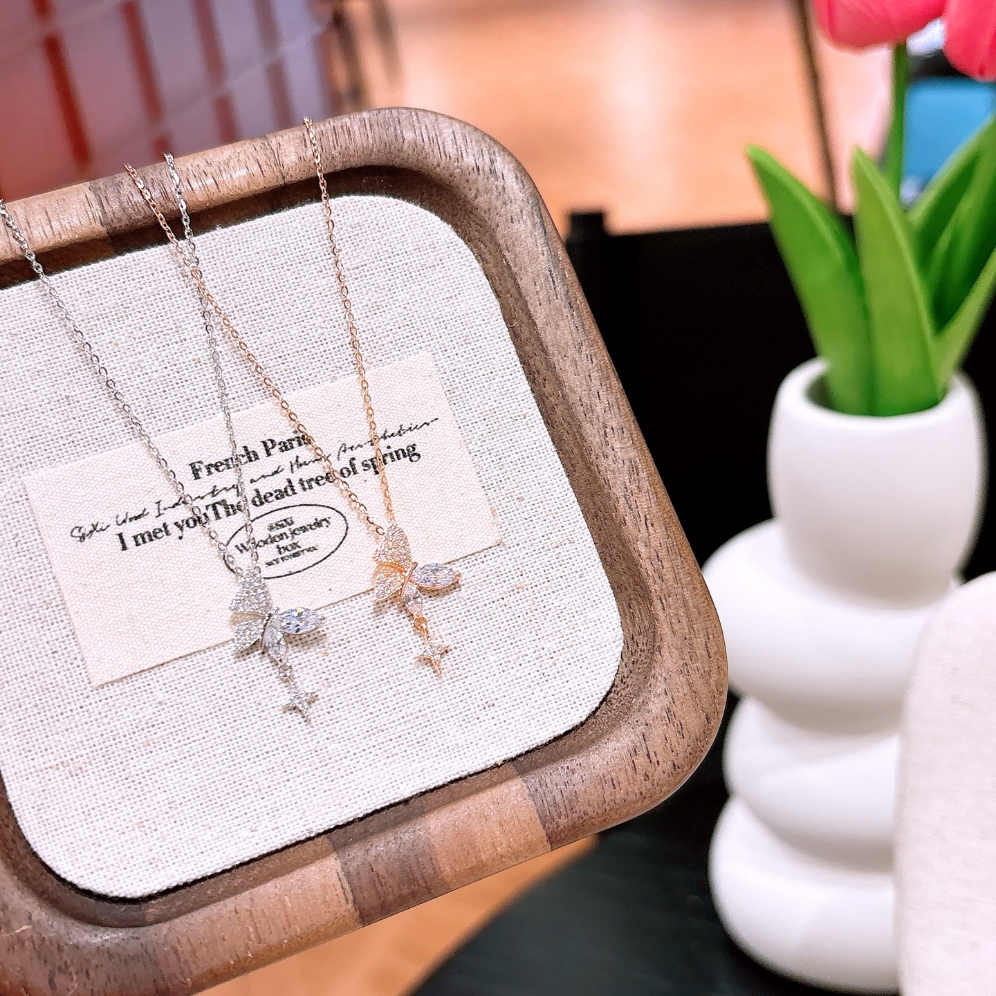 Low Allergy Silver Necklace Fashion Mother's Day Silver