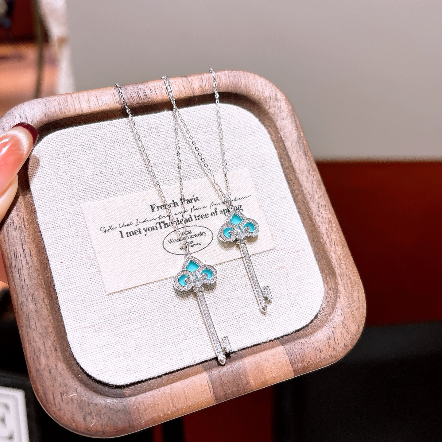 Nickel Free Silver Necklace Fashion Wedding Favor Silver