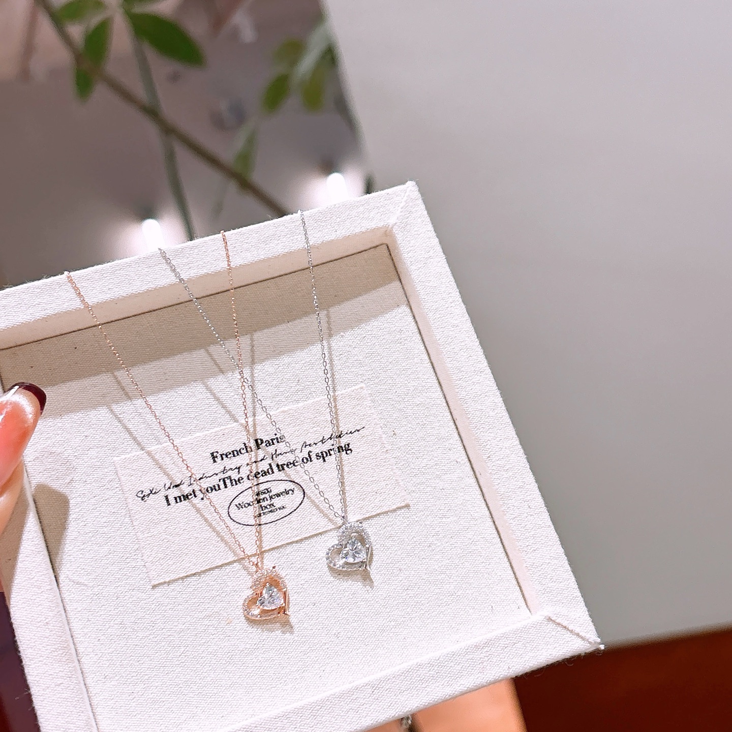 Fine Silver Necklace Elegant Bestie Gift Gold