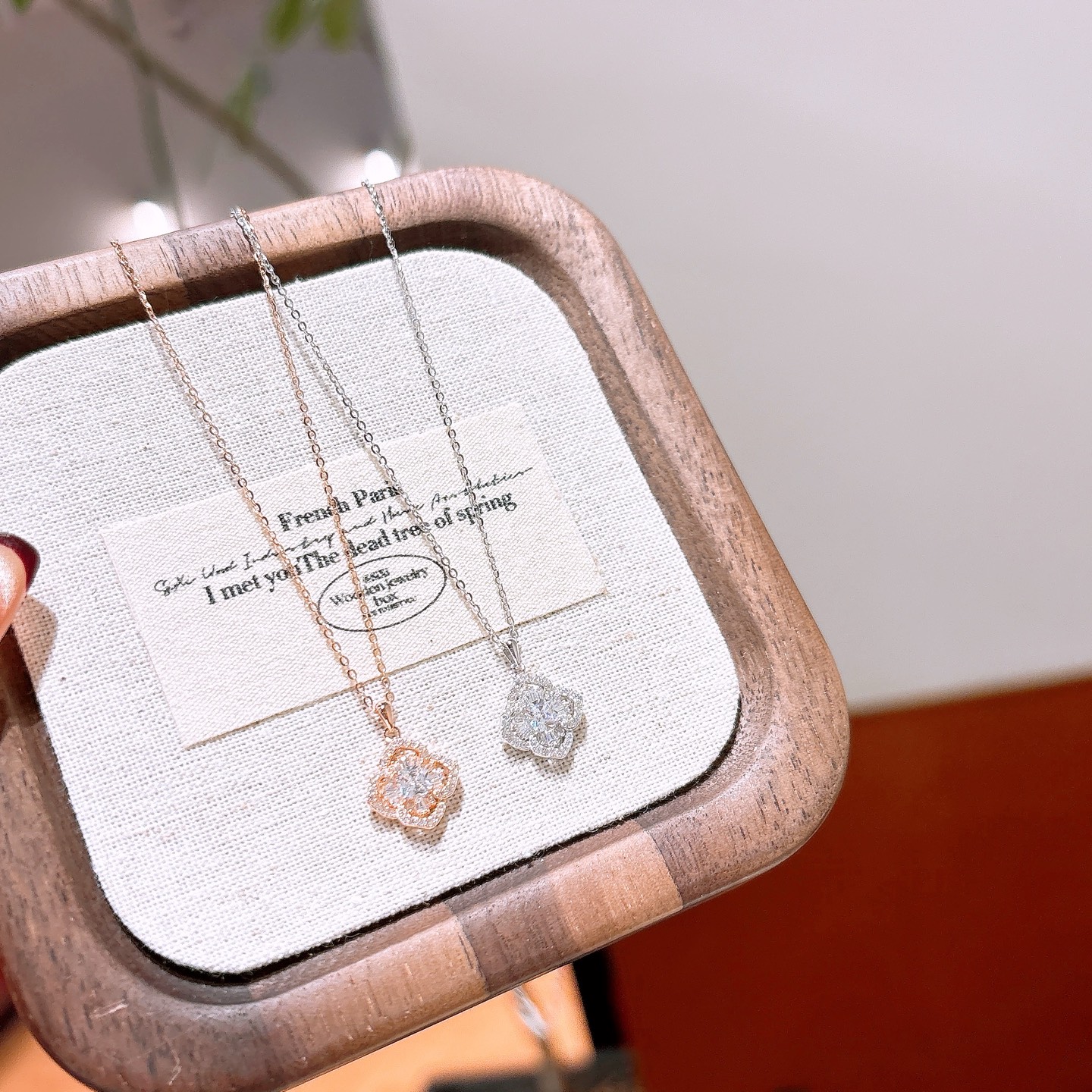 Hypoallergenic Silver Necklace Pure Engagement Gold