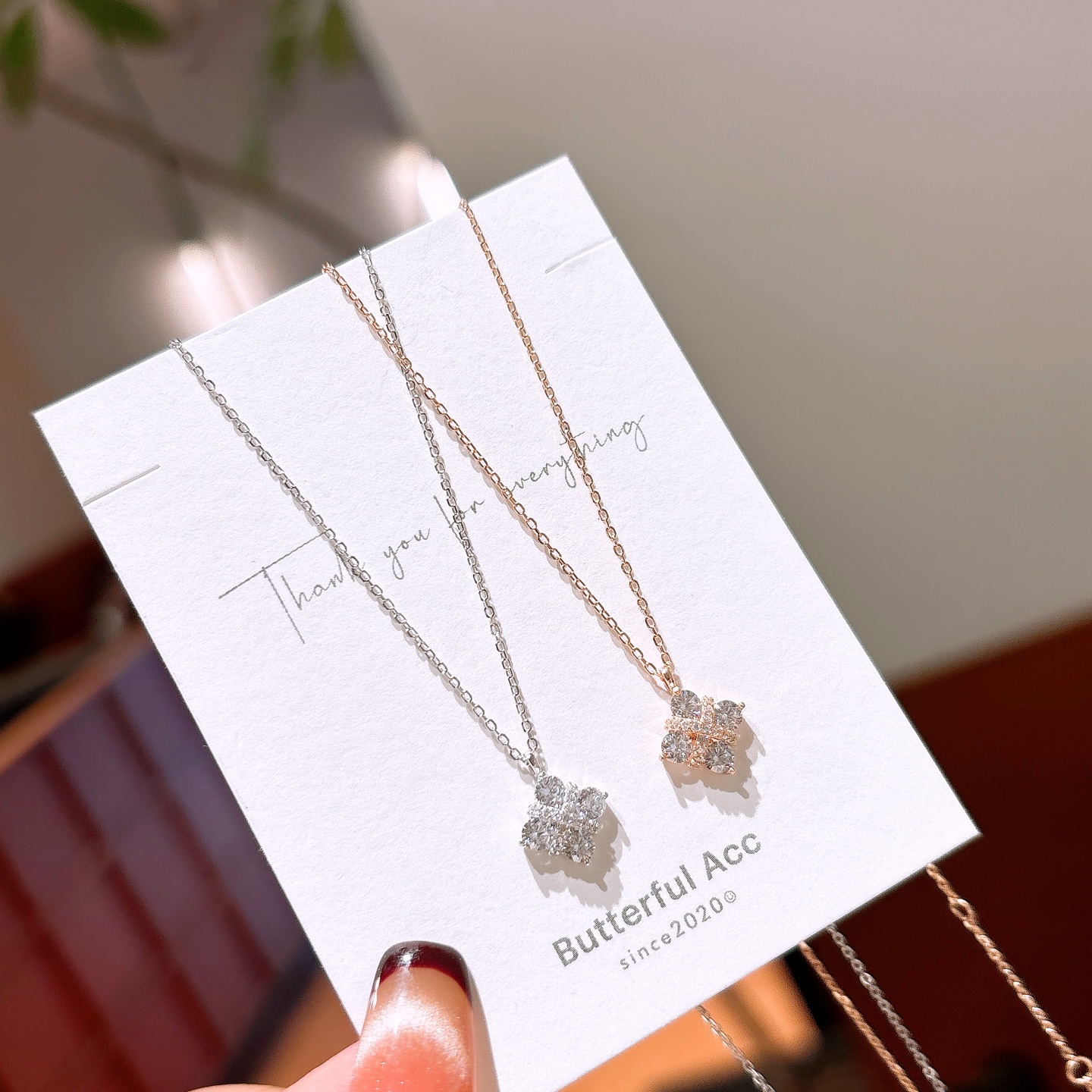 Low Allergy Silver Necklace Dainty Date Night Silver